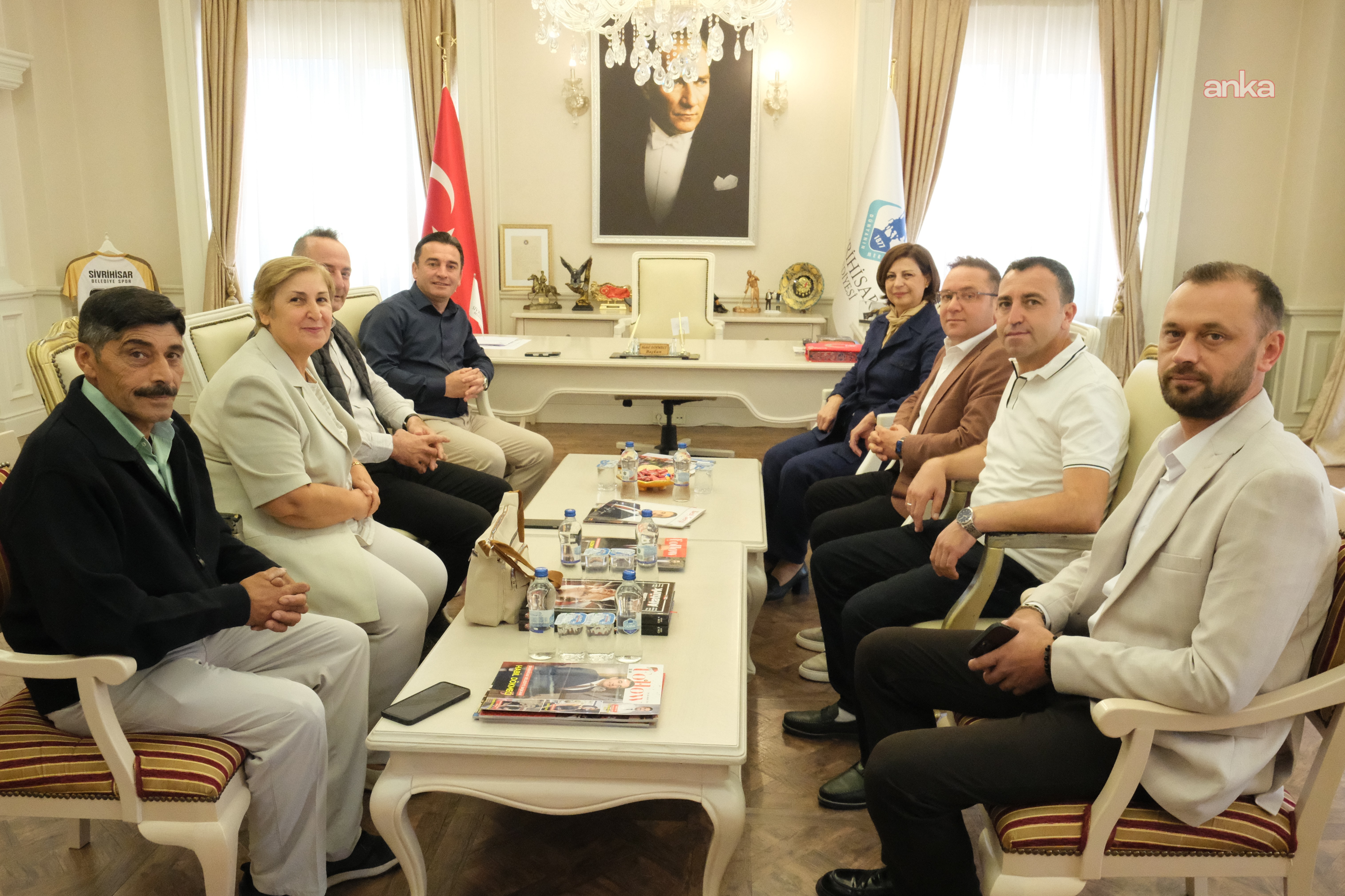 Eskişehir Büyükşehir Belediye Başkanı Ünlüce’den, Sivrihisar Belediye Başkanı Dökmeci’ye ziyaret