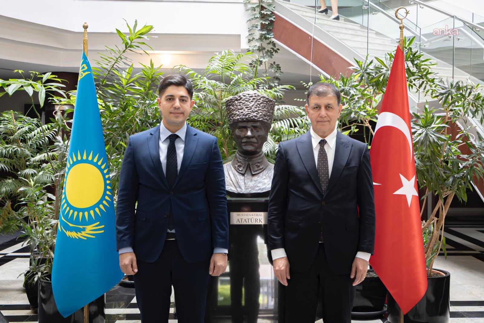 İzmir Büyükşehir Belediye Başkanı Tugay'dan Kazakistan iş dünyasına İzmir daveti