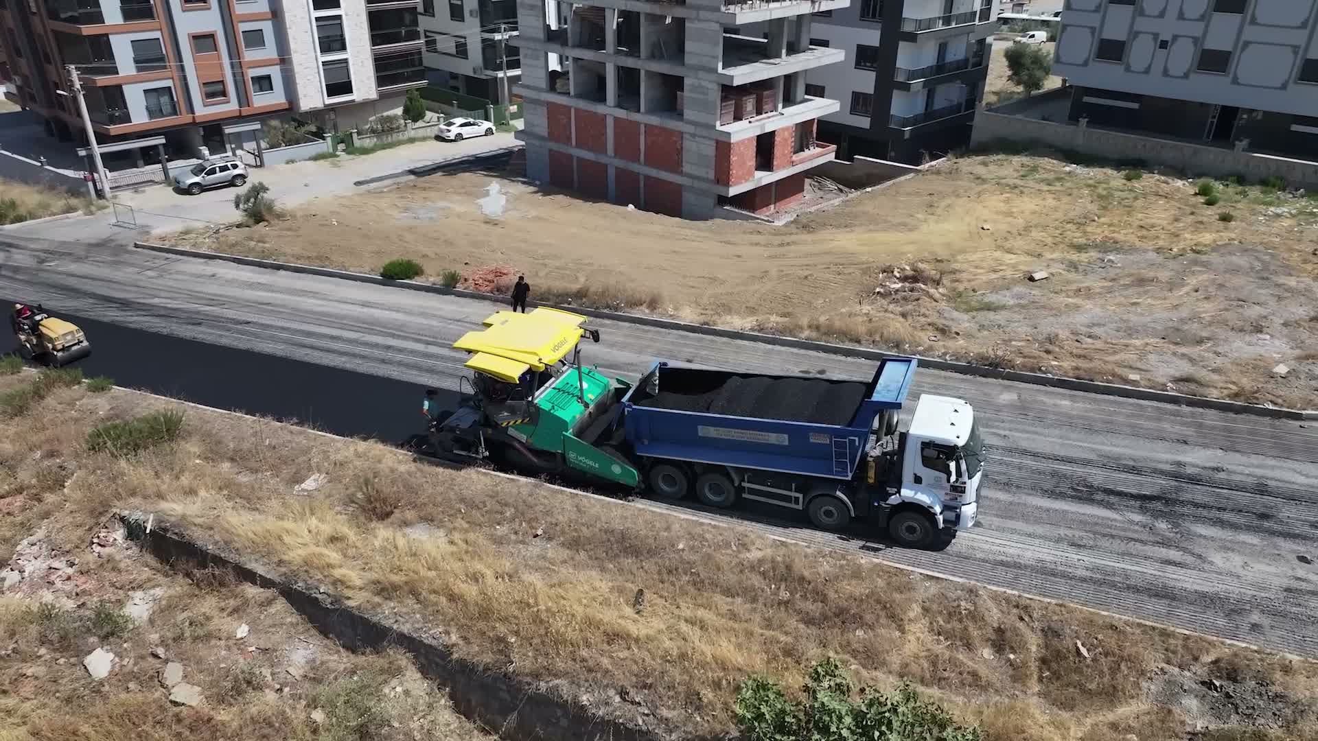 Turgutlu Belediyesi ve Manisa Büyükşehir Belediyesi’nden asfalt seferberliği