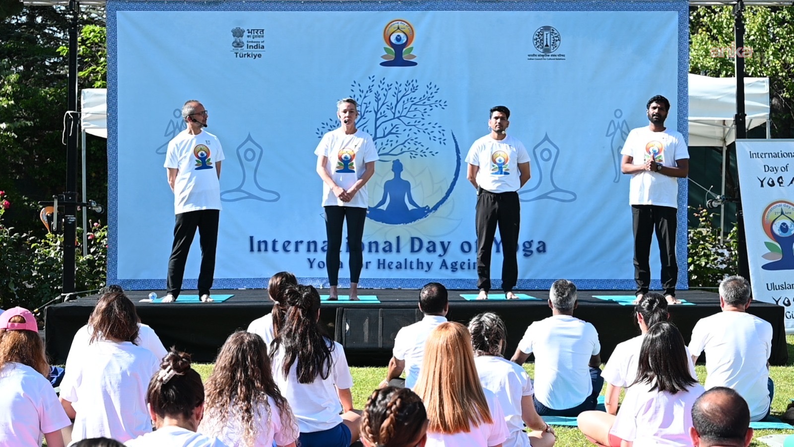 Hindistan Büyükelçiliği Ankara’da Uluslararası Yoga Günü’nü kutladı