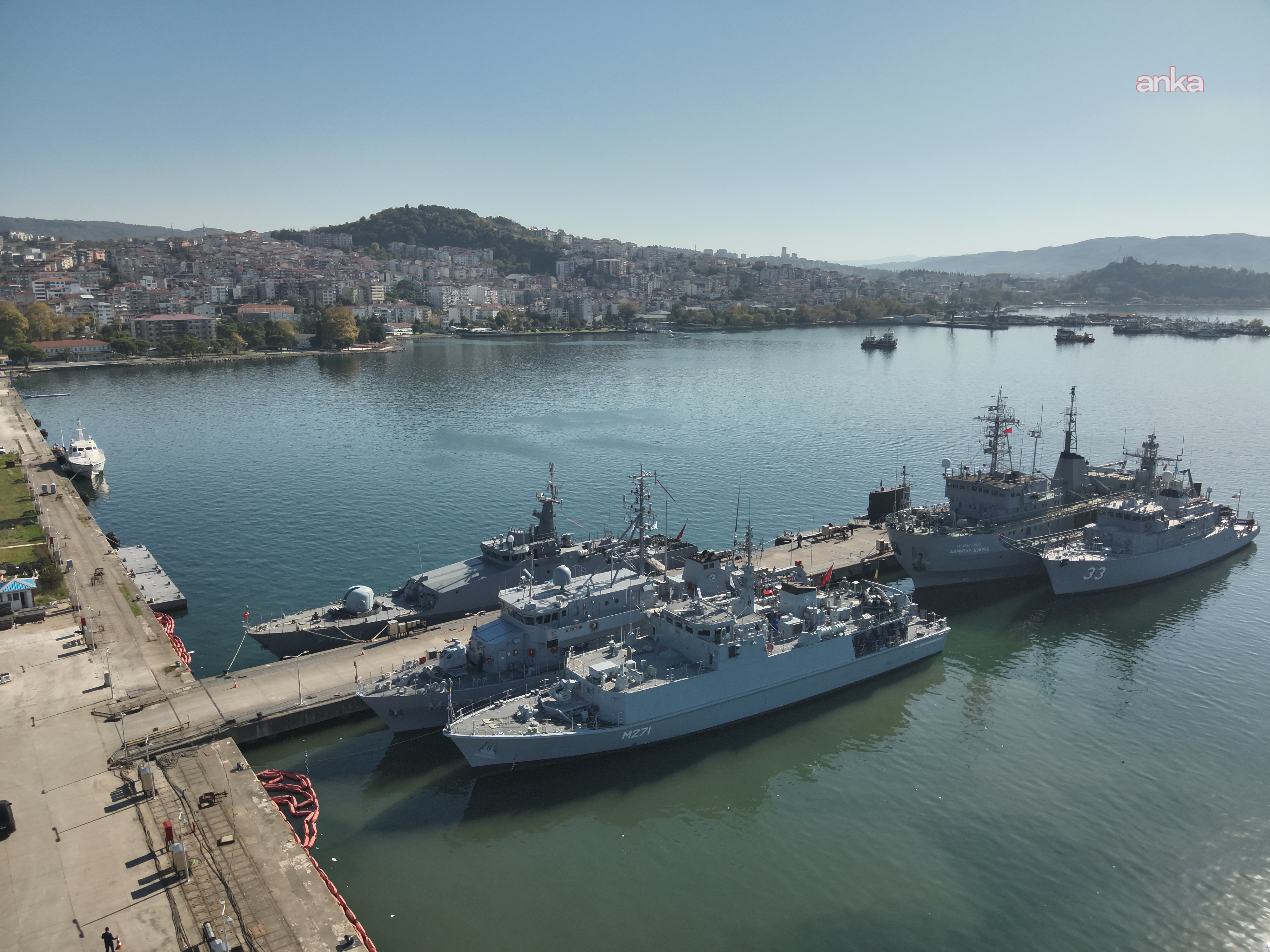 MSB: MCM Black Sea görev grubu Karadeniz Ereğli’ye liman ziyareti gerçekleştirdi