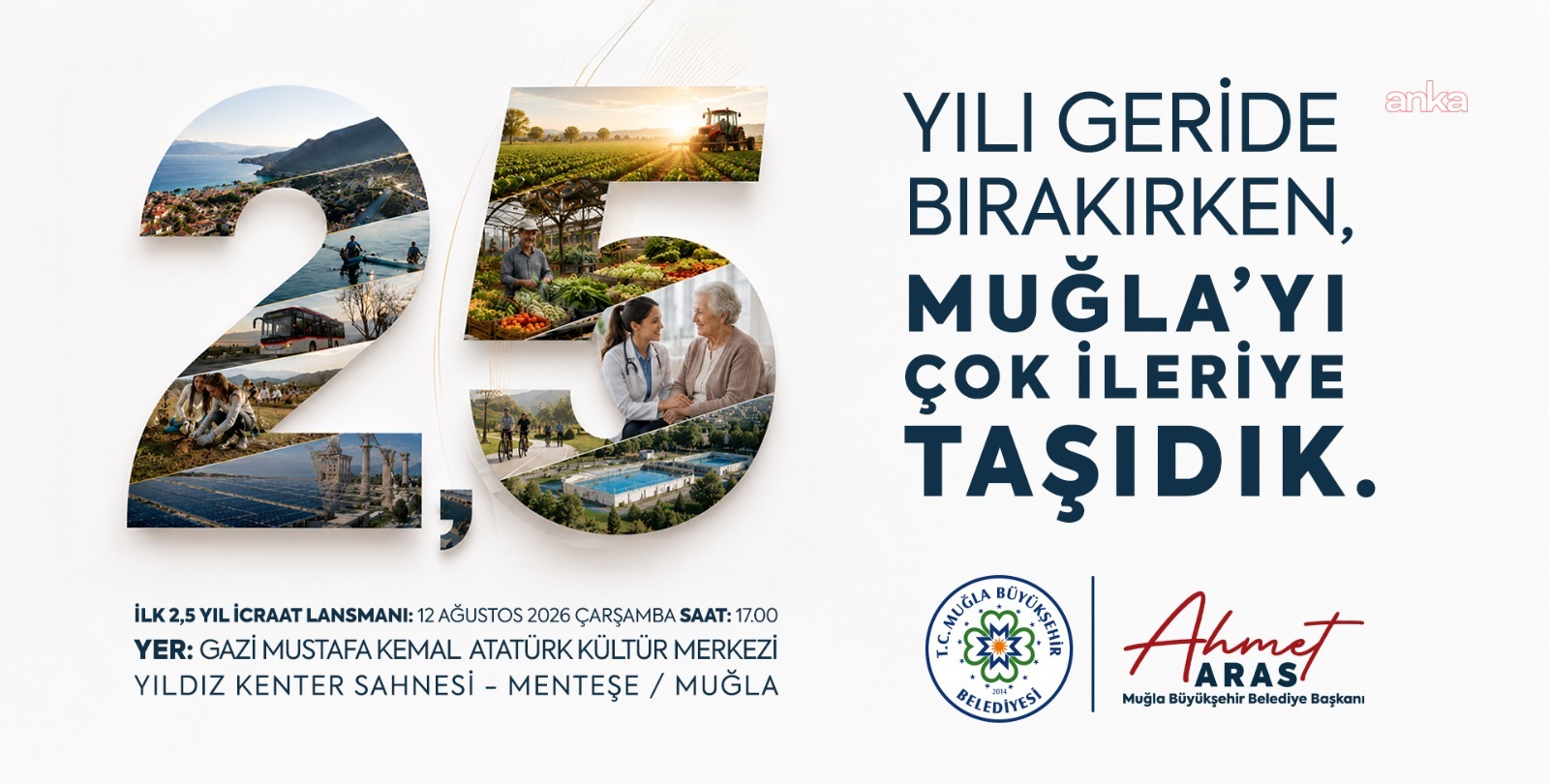 Muğla Büyükşehir Belediyesi, 2,5 yıllık çalışmalarını kamuoyu ile paylaşacak