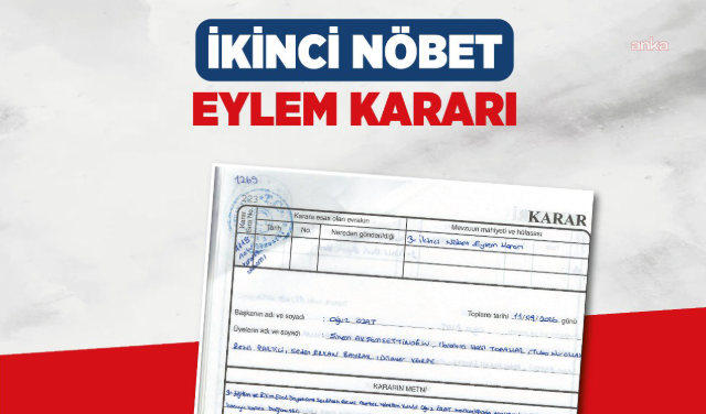 Eğitim Gücü Sen'den "ikinci nöbet" için eylem kararı