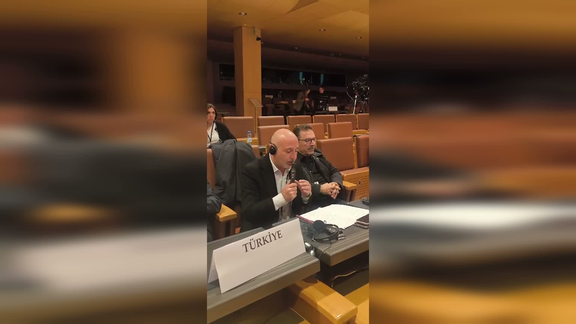 CHP'li Ali Öztunç, AGİTPA Genel Kurulu'nda konuştu: "Kıbrıs'da masum insanlar Rum çeteleri tarafından öldürülüyordu. Türk askeri adaya barışı getirdi"