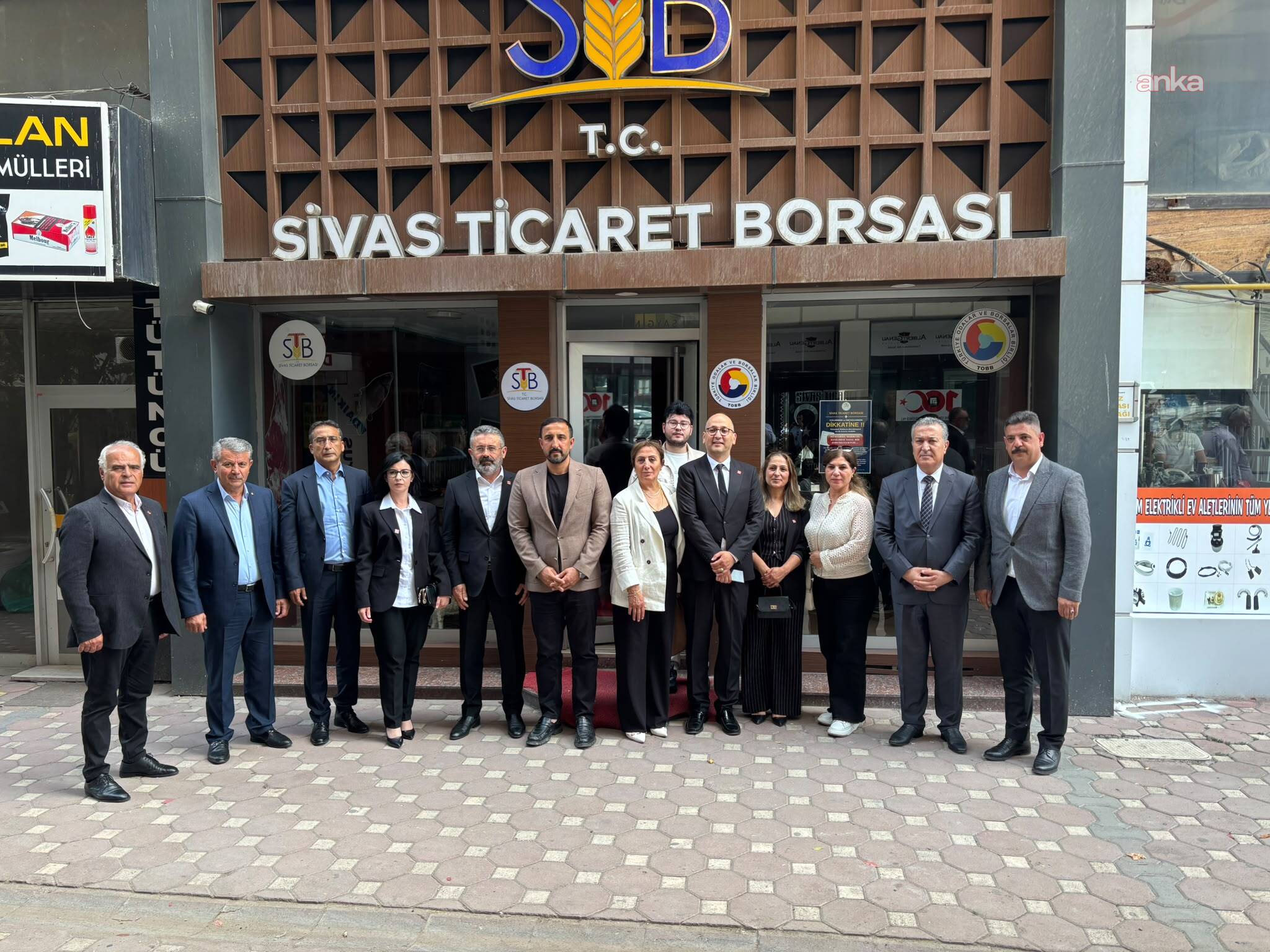 CHP Genel Başkan Yardımcıları Demirci ve Bilek, Sivas'ta bir dizi ziyarette bulundu