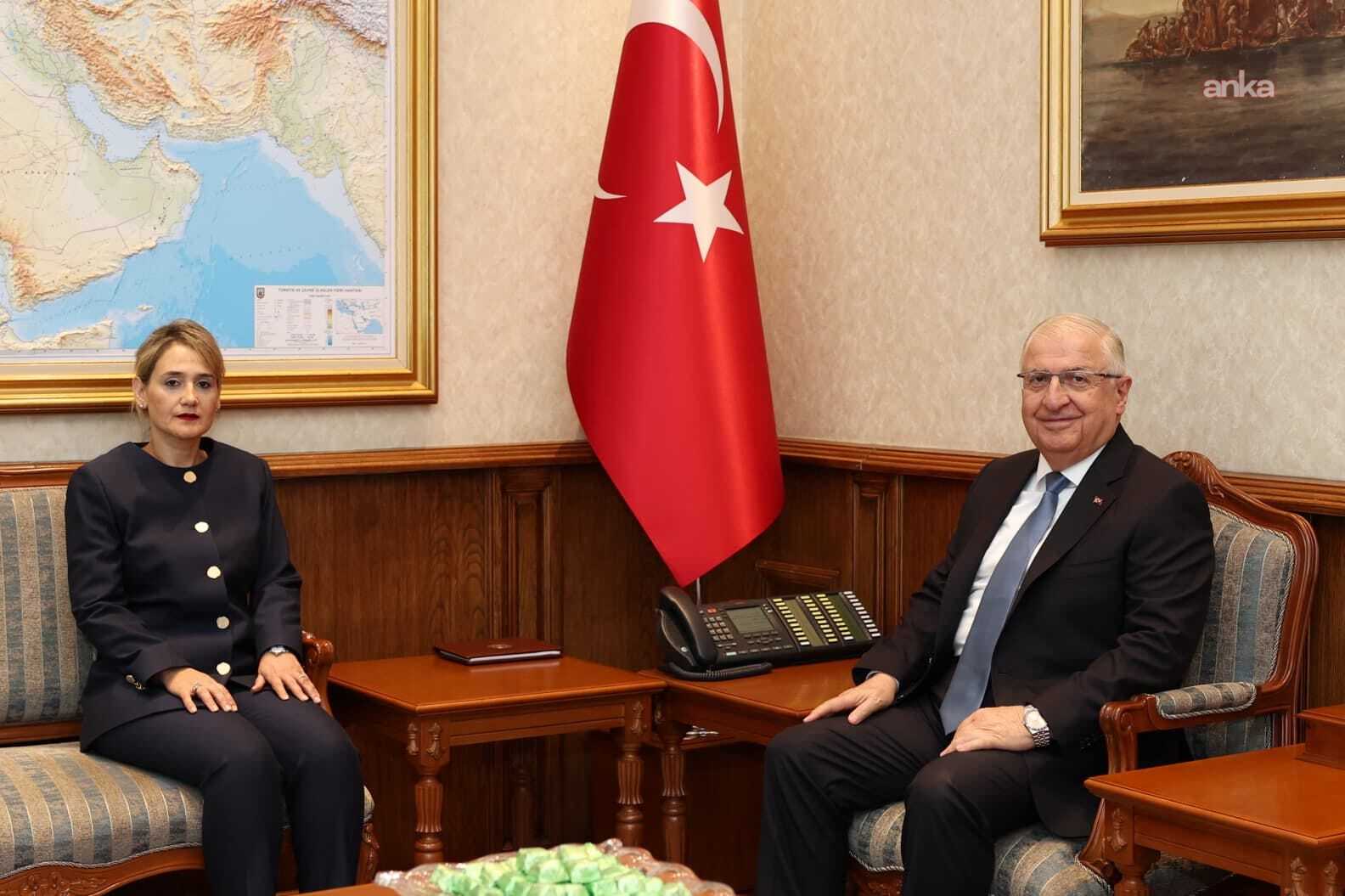 Bakan Güler, Kişinev Büyükelçisi olarak atanan Başaran'ı kabul etti