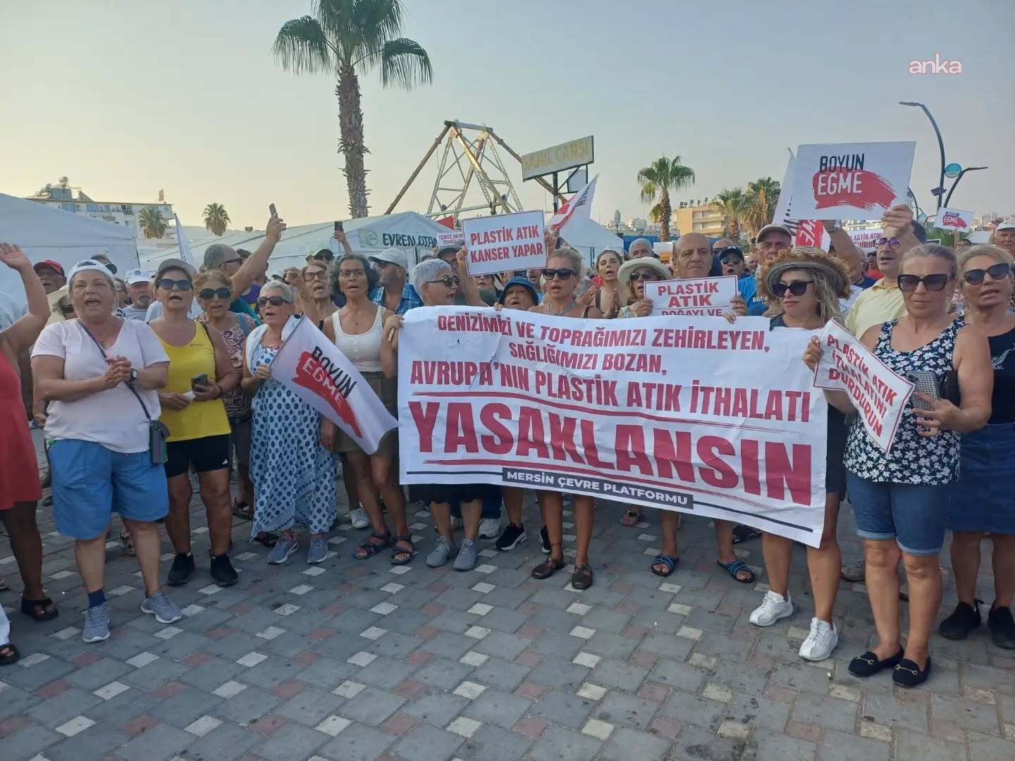 Mersin Çevre Platformu'ndan plastik atık ithalatına tepki