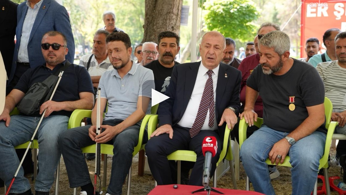 Ümit Özdağ'dan er şehit yakınları ve gazilerin eylemine destek ziyareti