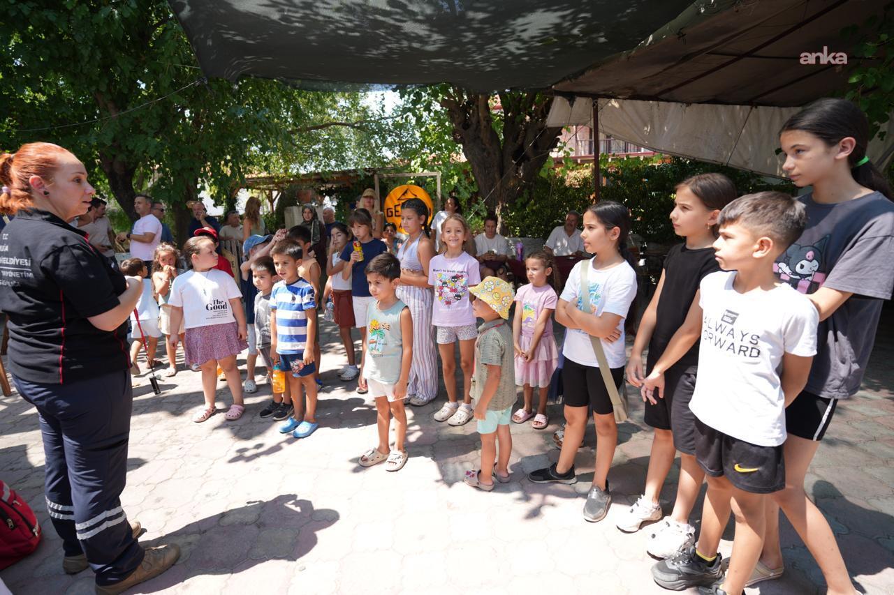 Muğla Büyükşehir Belediyesi, yangından etkilenen çocuklar için moral etkinlikleri düzenliyor