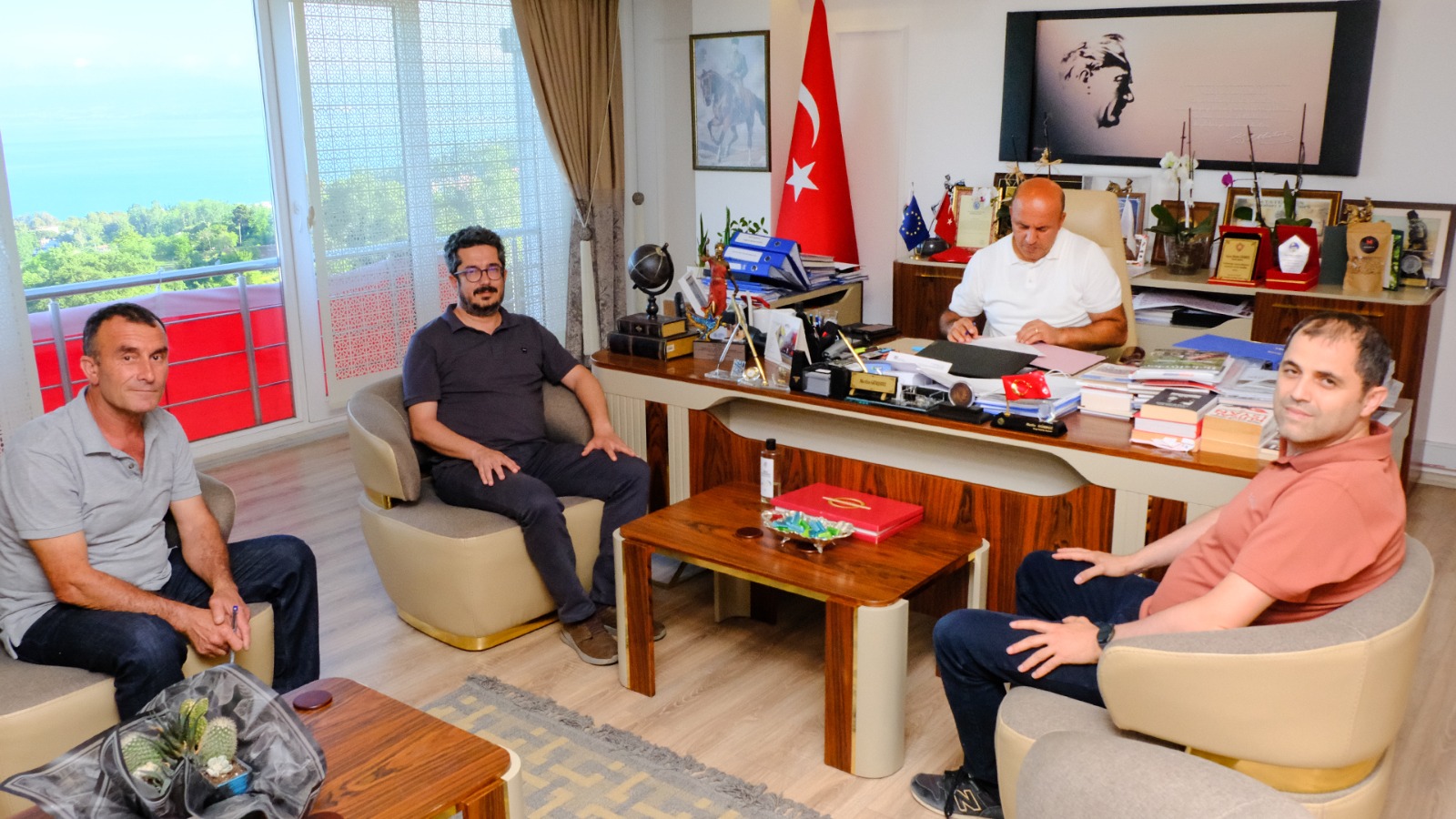 Sinop'ta biyolojik arıtma tesisi projesi için yer teslimi yapıldı