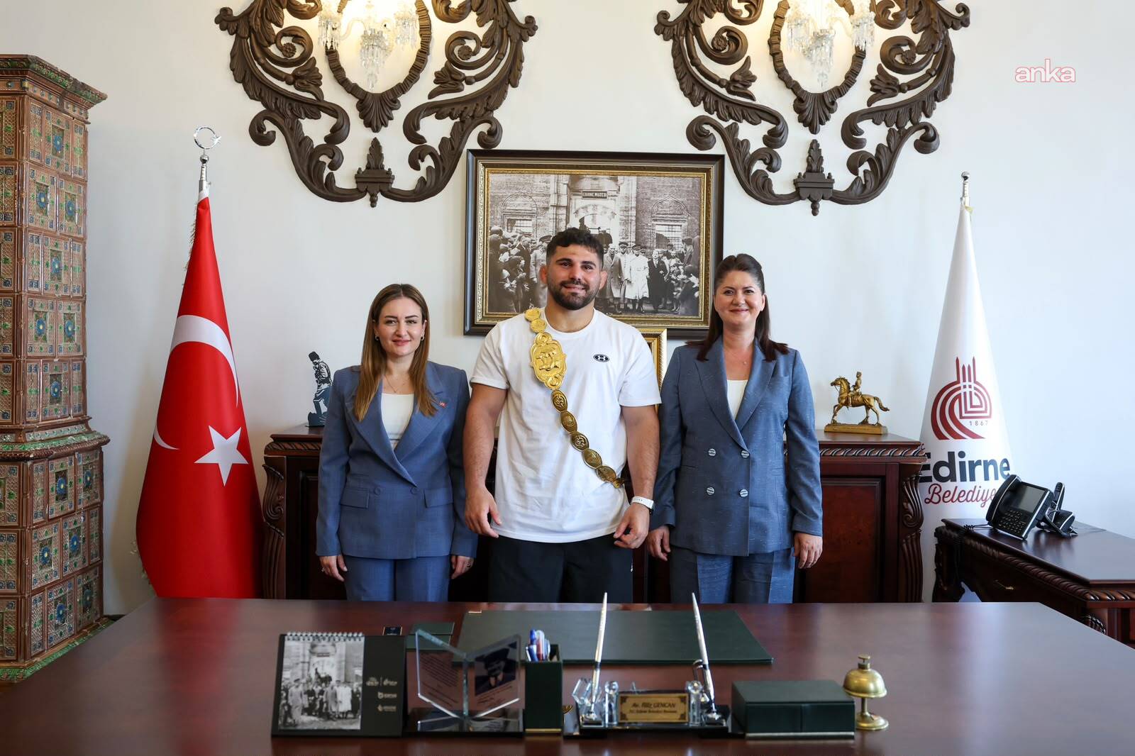 Antalya Büyükşehir Belediyesi Başkan Vekili Özdemir'den Edirne Belediyesi'ne ziyaret