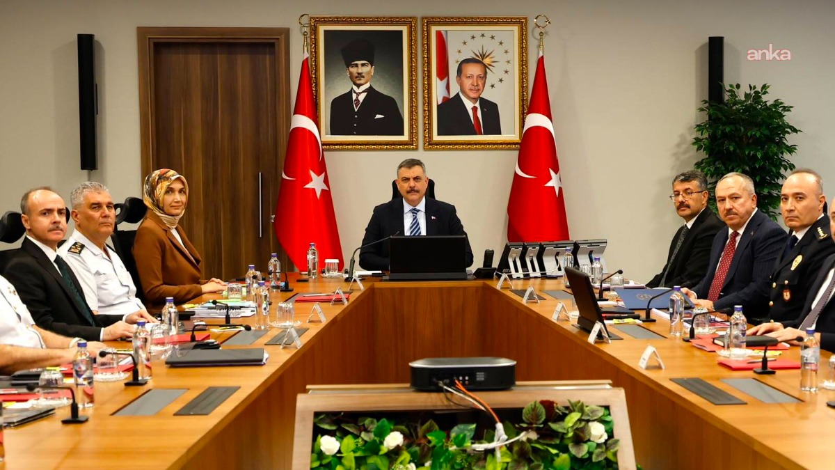 İçişleri Bakanlığı'nda güvenlik toplantısı yapıldı