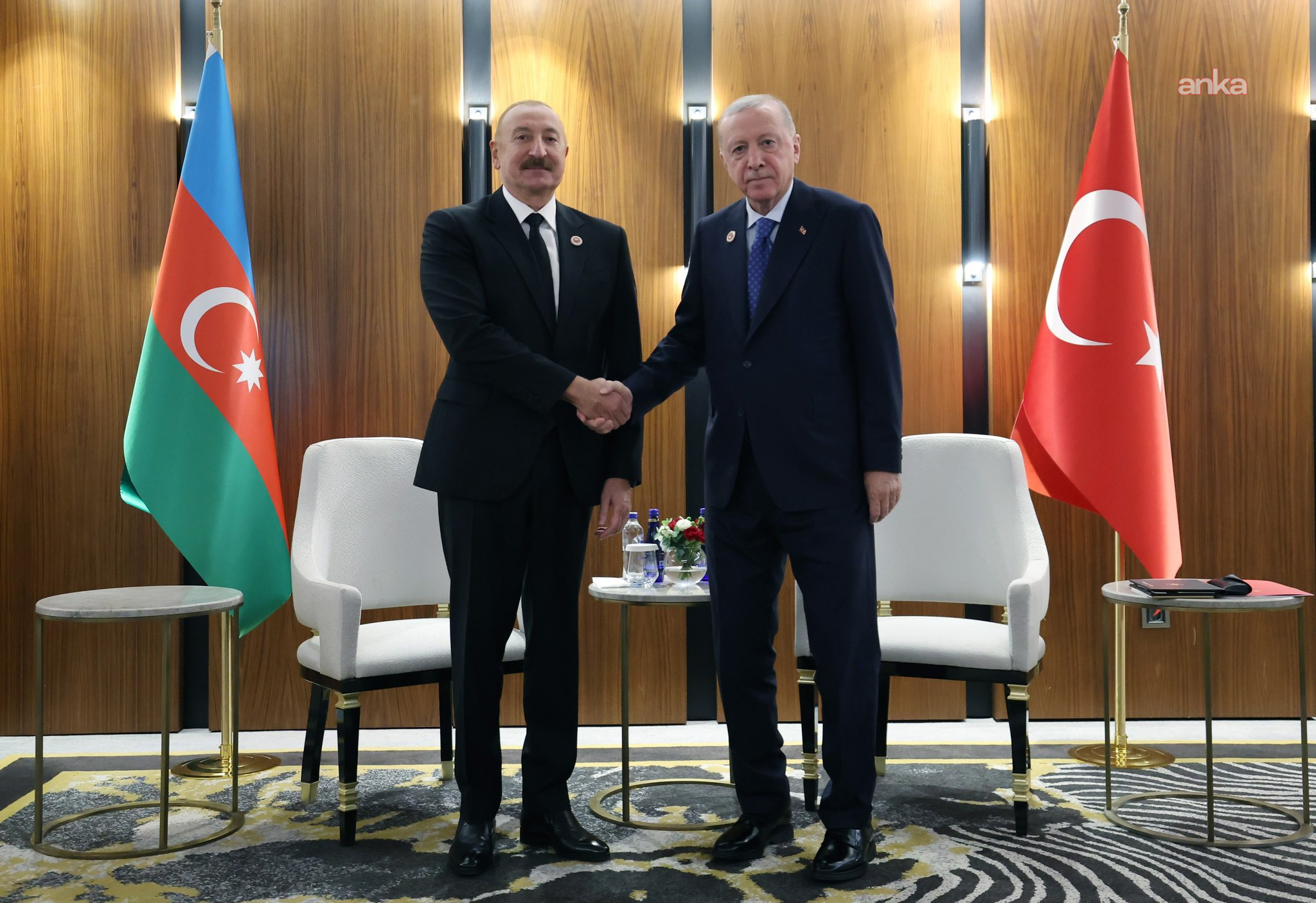 Cumhurbaşkanı Erdoğan, Bişkek'te Azerbaycan Cumhurbaşkanı Aliyev ile görüştü