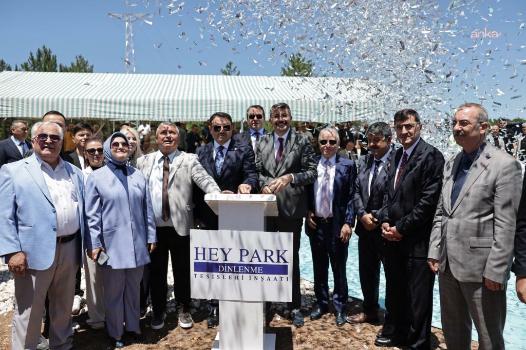 Kütahya'da "Hey Park Dinlenme Tesisi"nin temeli, düzenlenen törenle atıldı