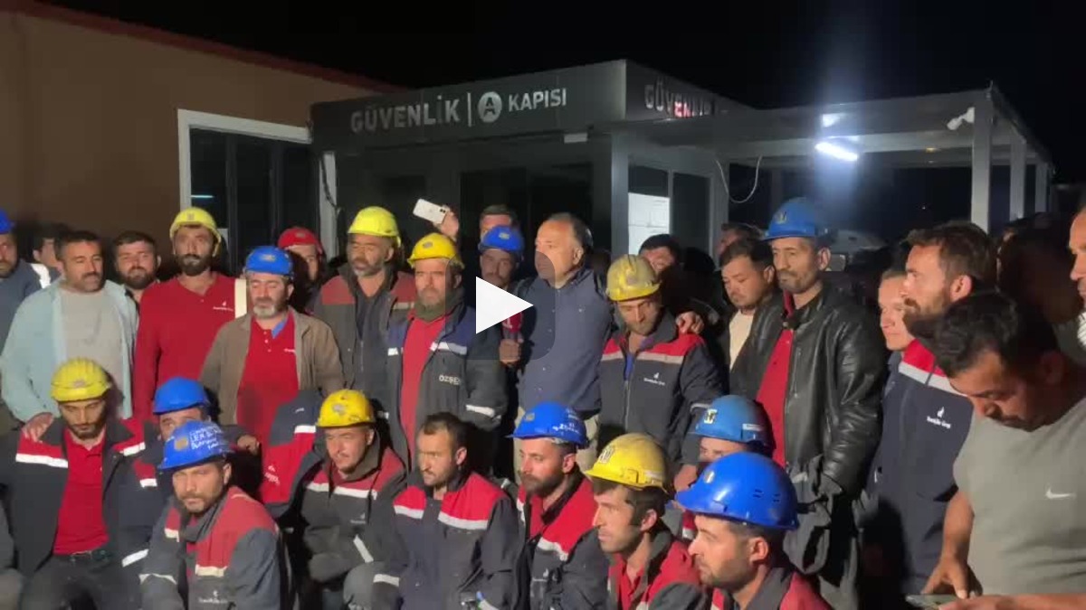 27 gündür direnen Özşen Madencilik işçileri kazandı: "Selam olsun"