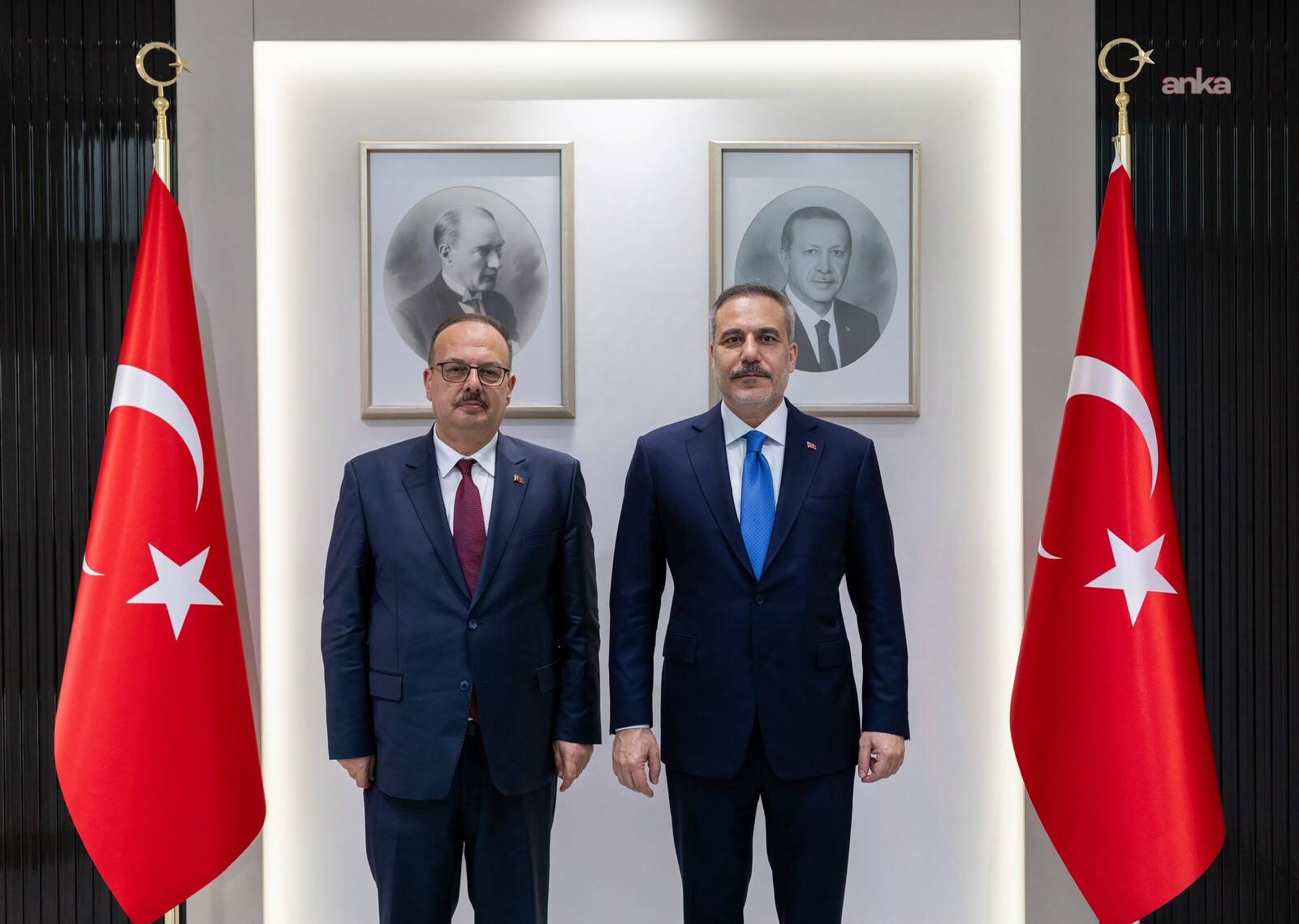Ankara Valisi Canbolat, Bakan Fidan'ı makamında ziyaret etti