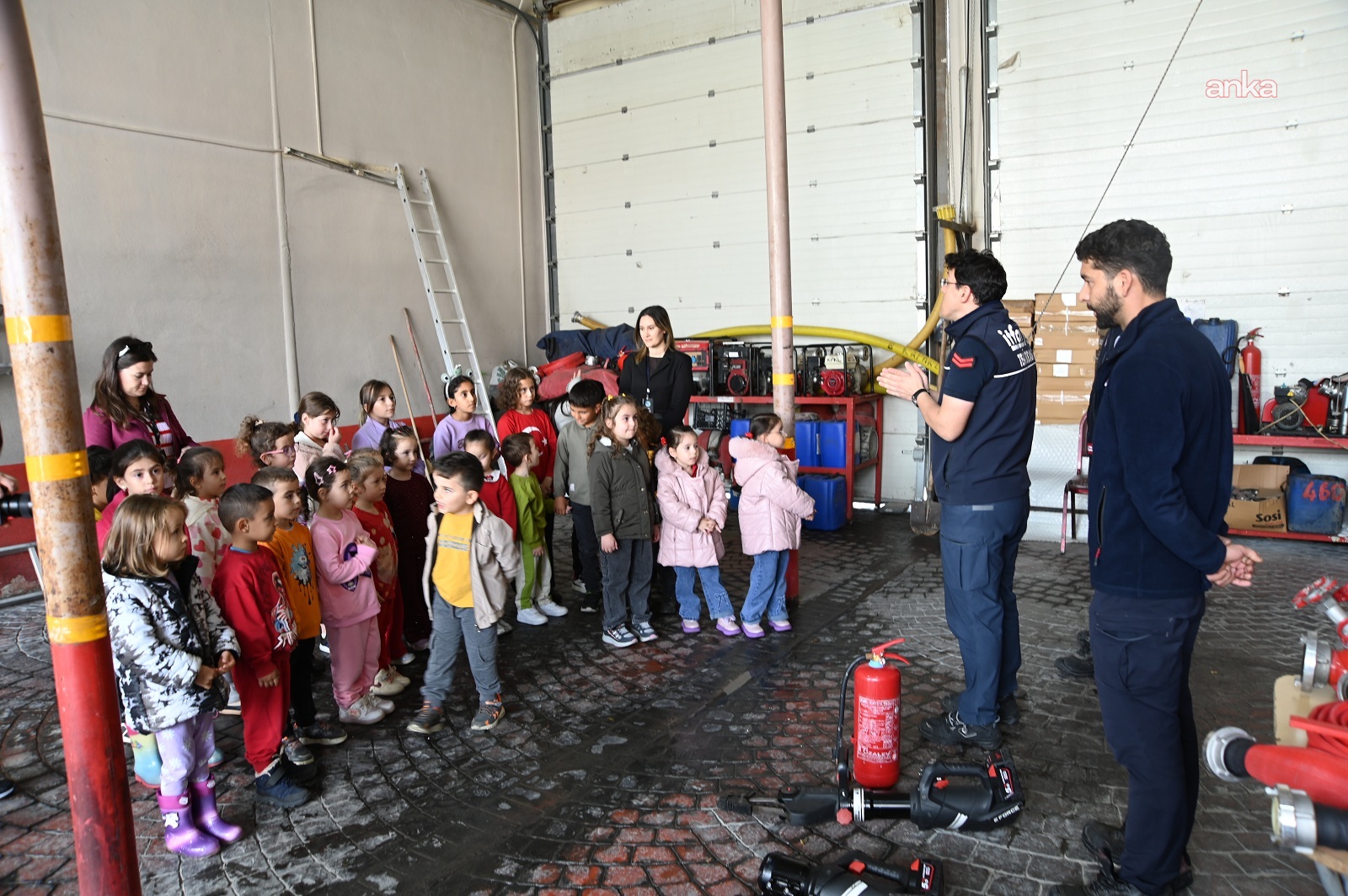 Tekirdağ’da çocuklara yangın ve afet bilinci kazandırıldı