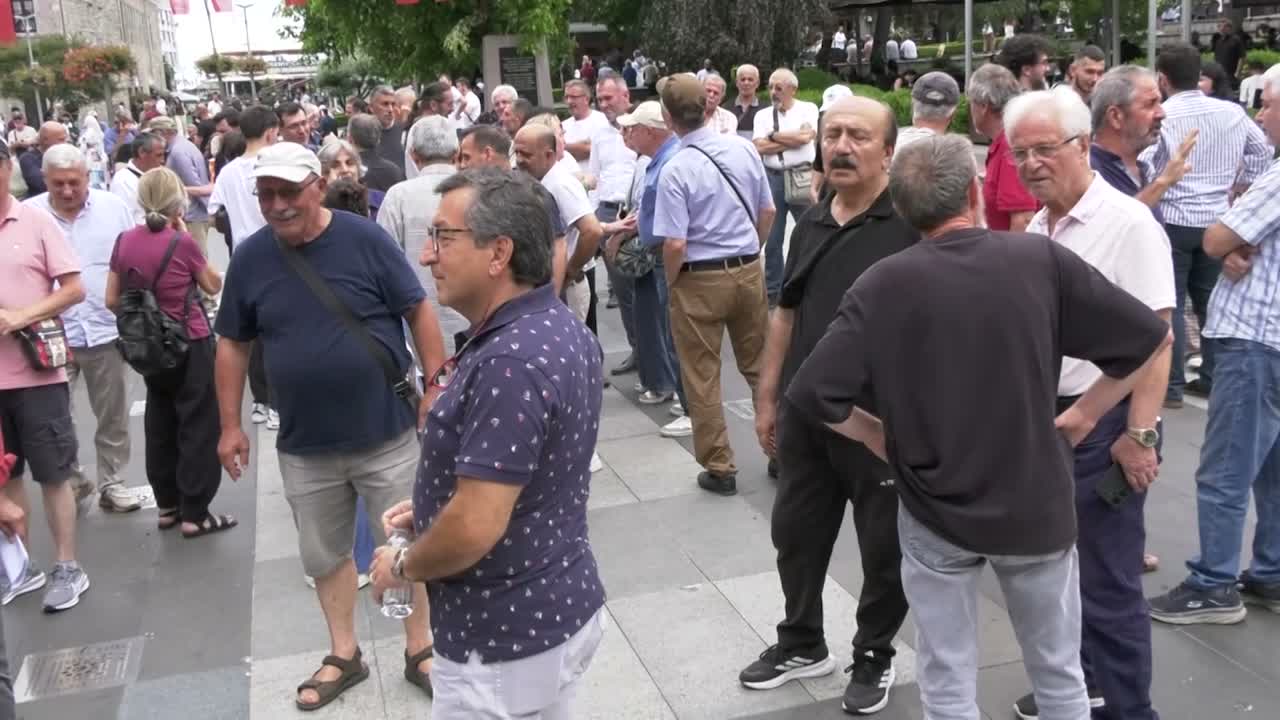 Trabzon'daki madencilik faaliyetleri protesto edildi: "Doğayı sermayenin kâr alanı gören anlayışa teslim olmayacağız"