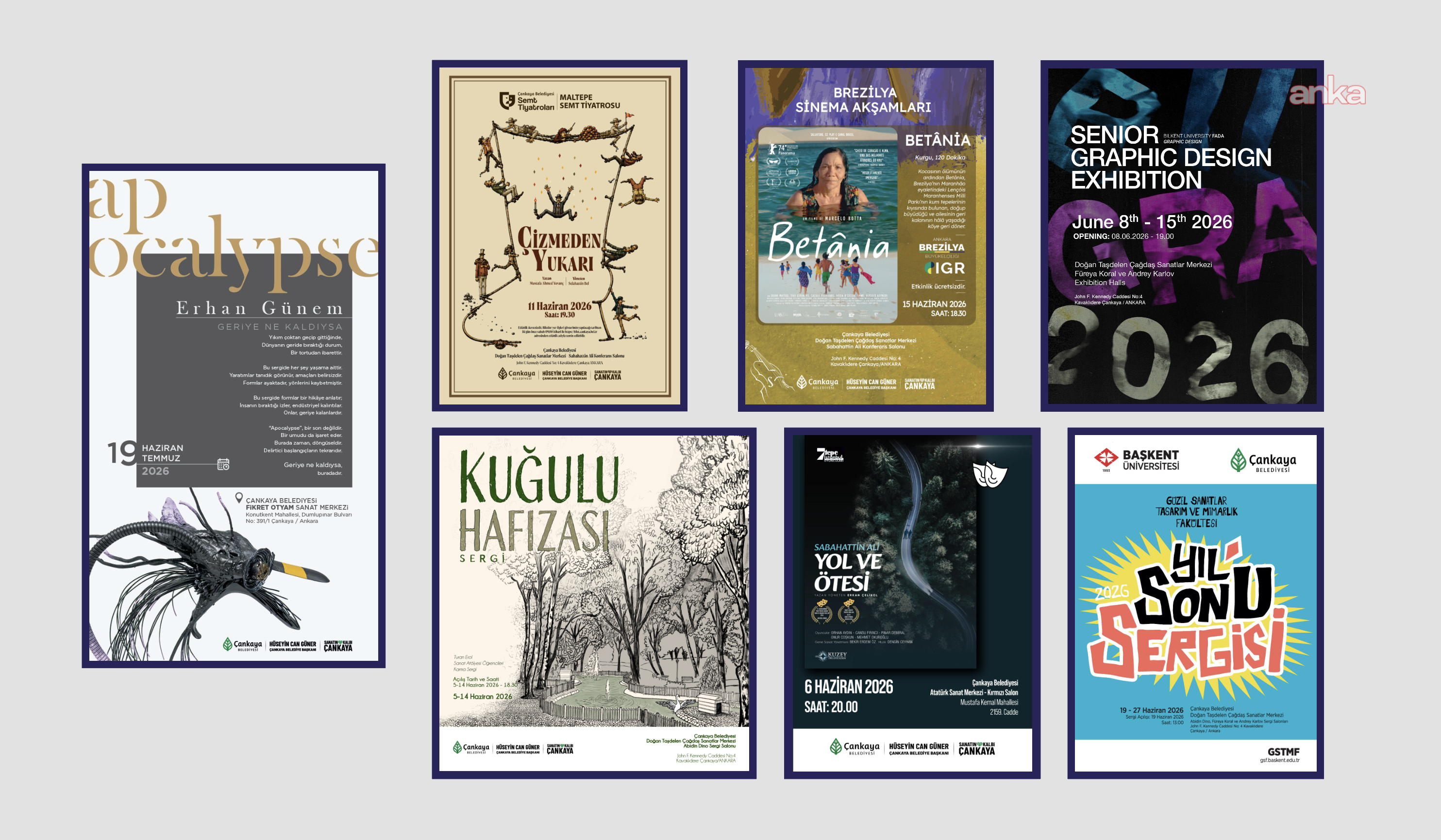 Çankaya'da renkli haziran ayı takvimi