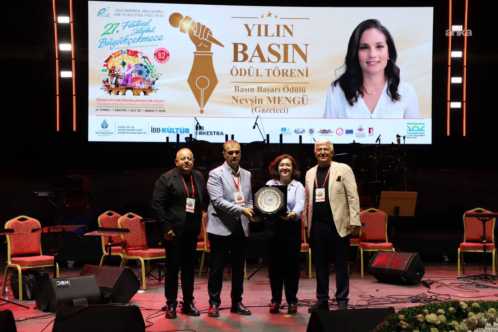 27. Büyükçekmece Kültür ve Sanat Festivali'nde Basın Ödülleri sahiplerini buldu