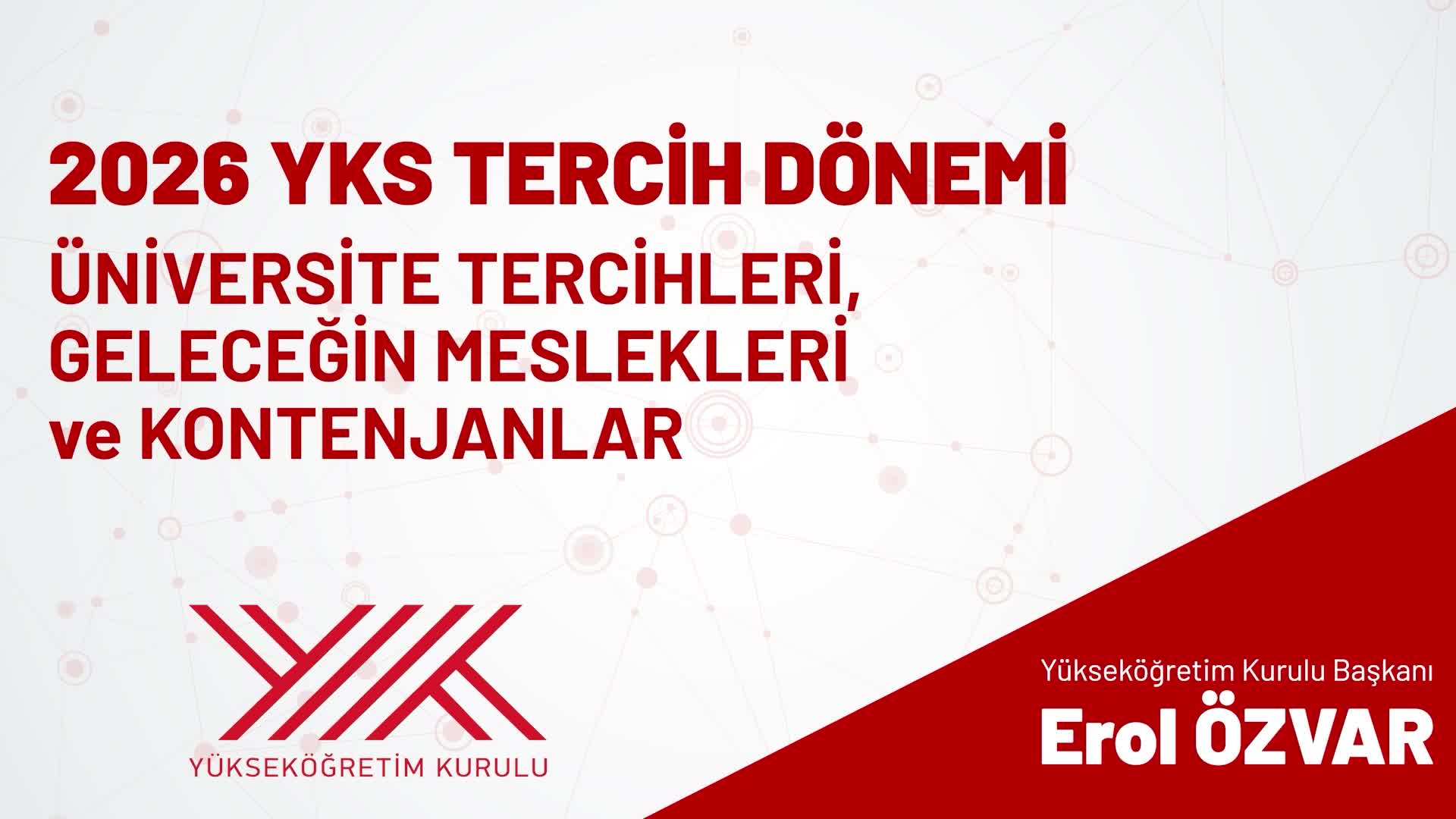 Özvar'dan YKS tercih döneminde adaylara çağrı: "Tercihinizi aceleyle, sadece popüler programlara bakarak yapmayın"