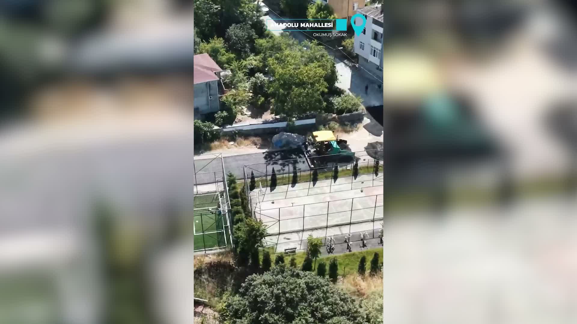 Tuzla’da asfalt seferberliği devam ediyor