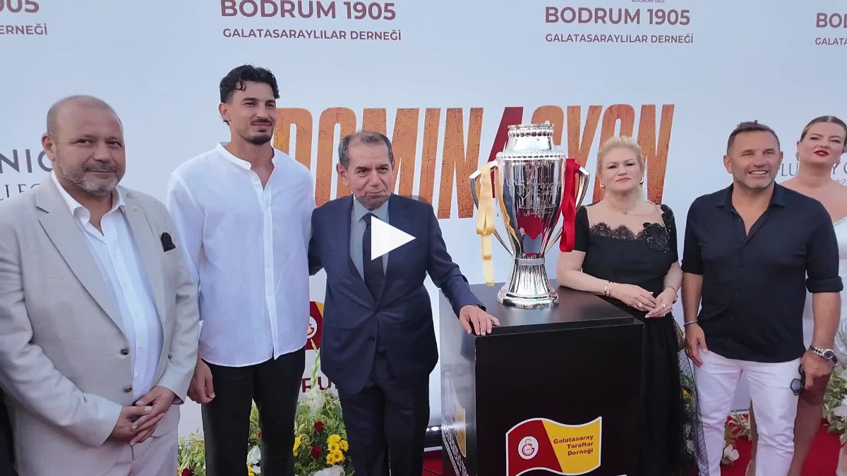 Galatasaraylılar, Bodrum'da şampiyonluğu kutladı