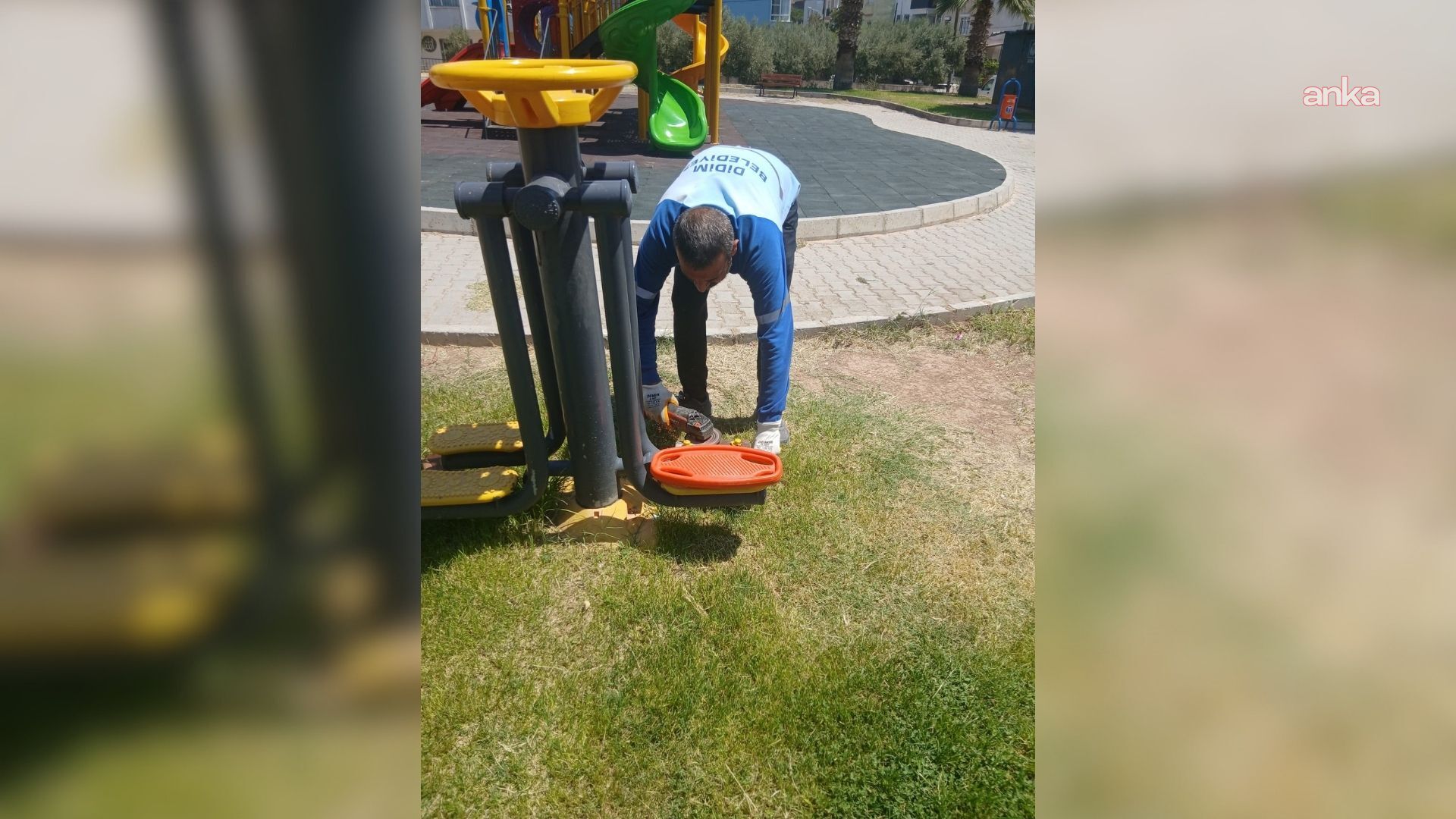Didim Belediyesi, parklarda bakım ve onarım çalışmalarını sürdürüyor