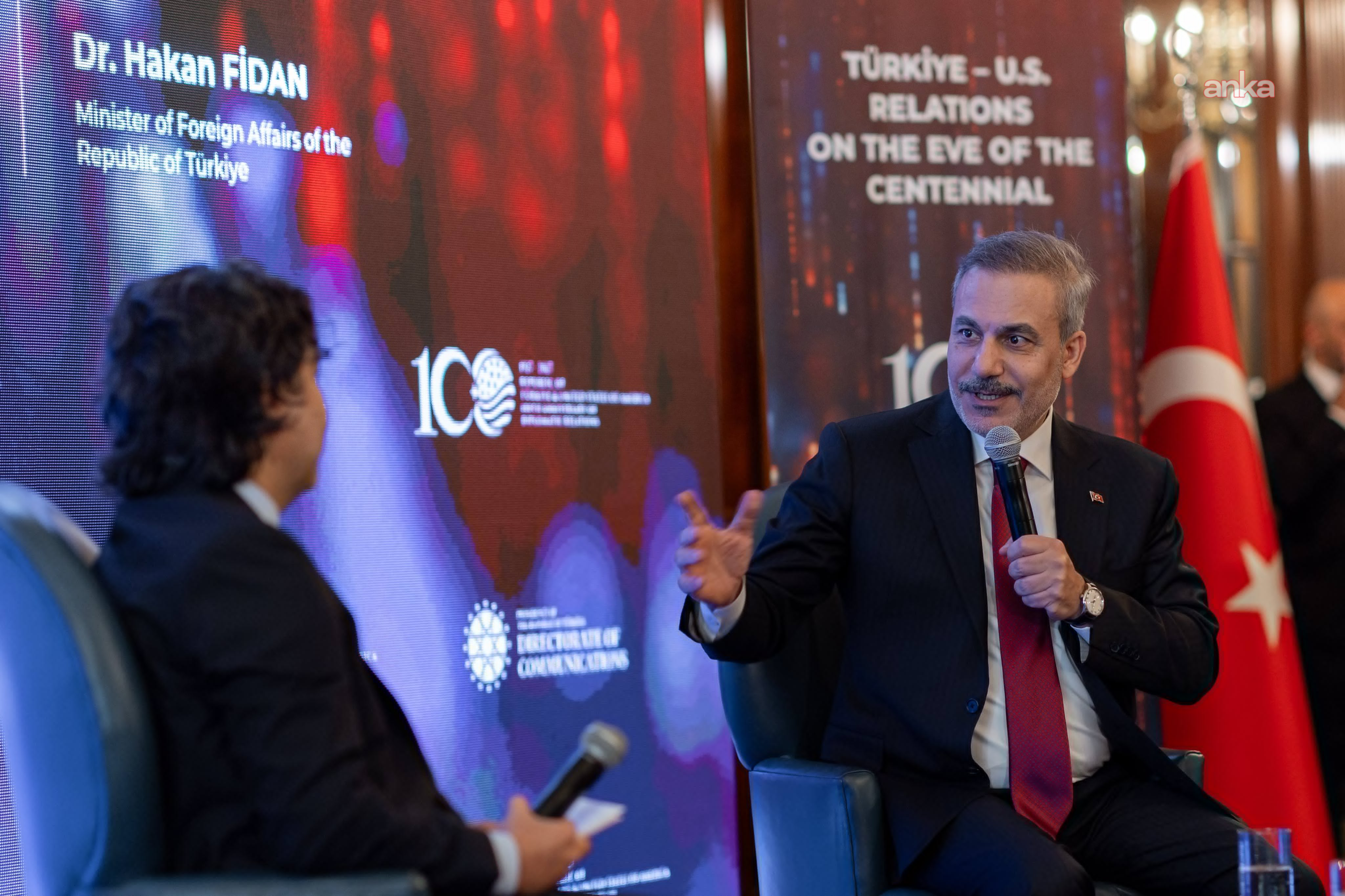 Bakan Fidan, "100. Yıla Girerken Türkiye-ABD İlişkileri" paneline katıldı: "Mekke İttifakı kurumsallaştığında diğer ülkelere katılım daveti açık olacak"