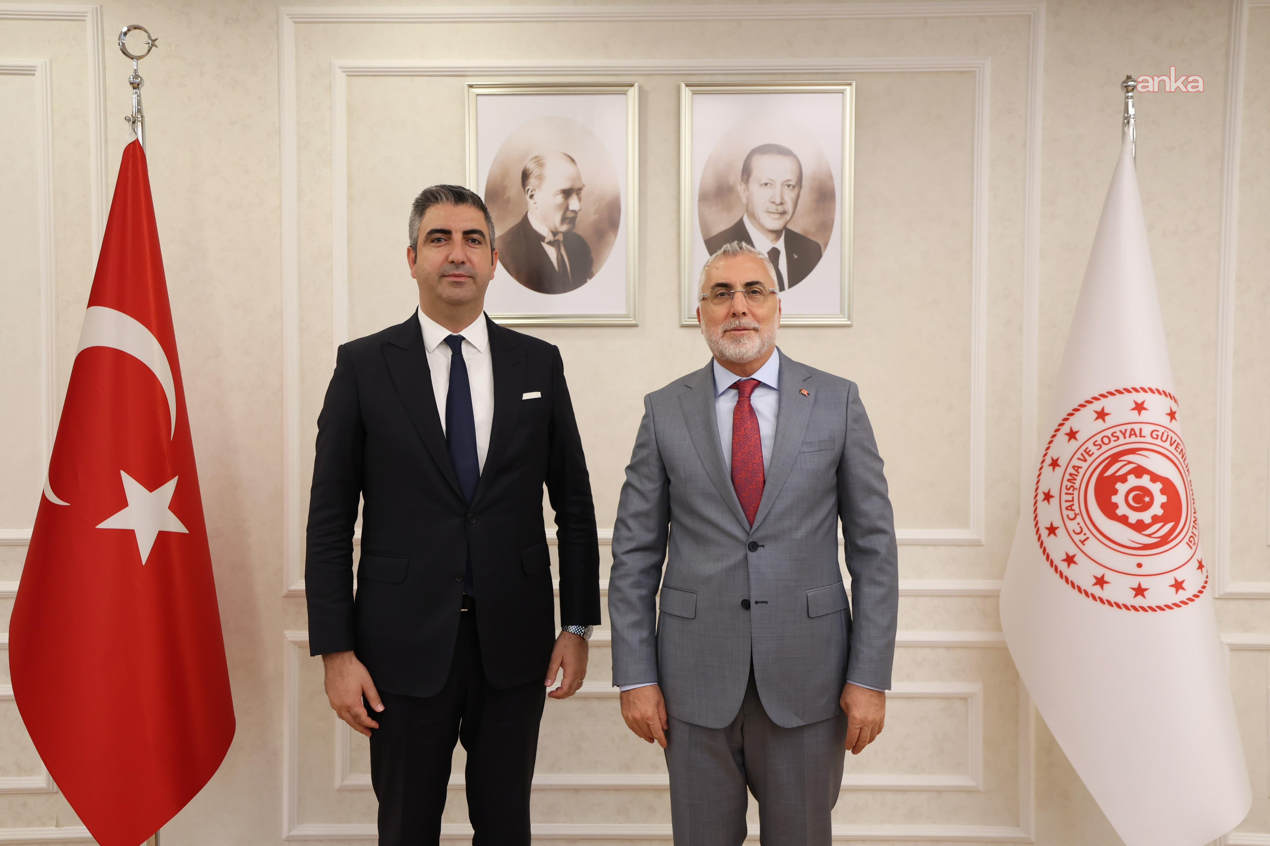 Bakan Işıkhan, Kartal Belediye Başkanı Yüksel ile bir araya geldi