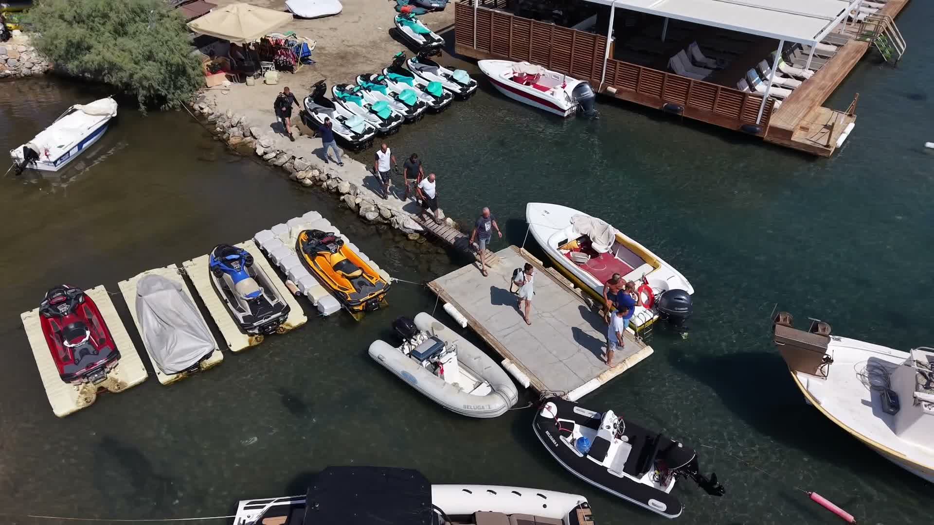Bodrum'da deniz dibi temizliğinin 10. etabı, Türkbükü'nde gerçekleştirildi