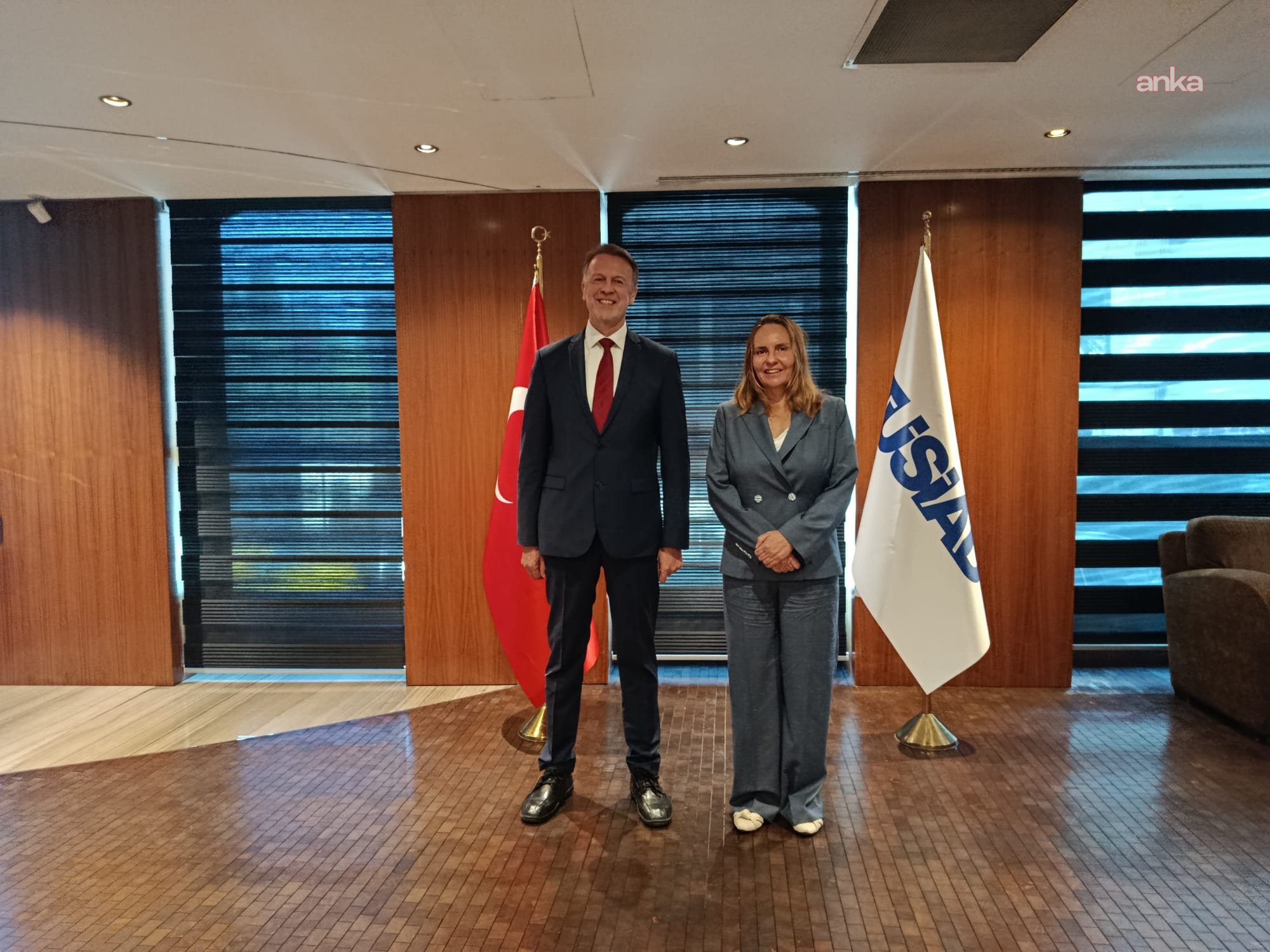 AB Türkiye Delegasyonu Başkanı Aivo Orav, TÜSİAD'ı ziyaret etti