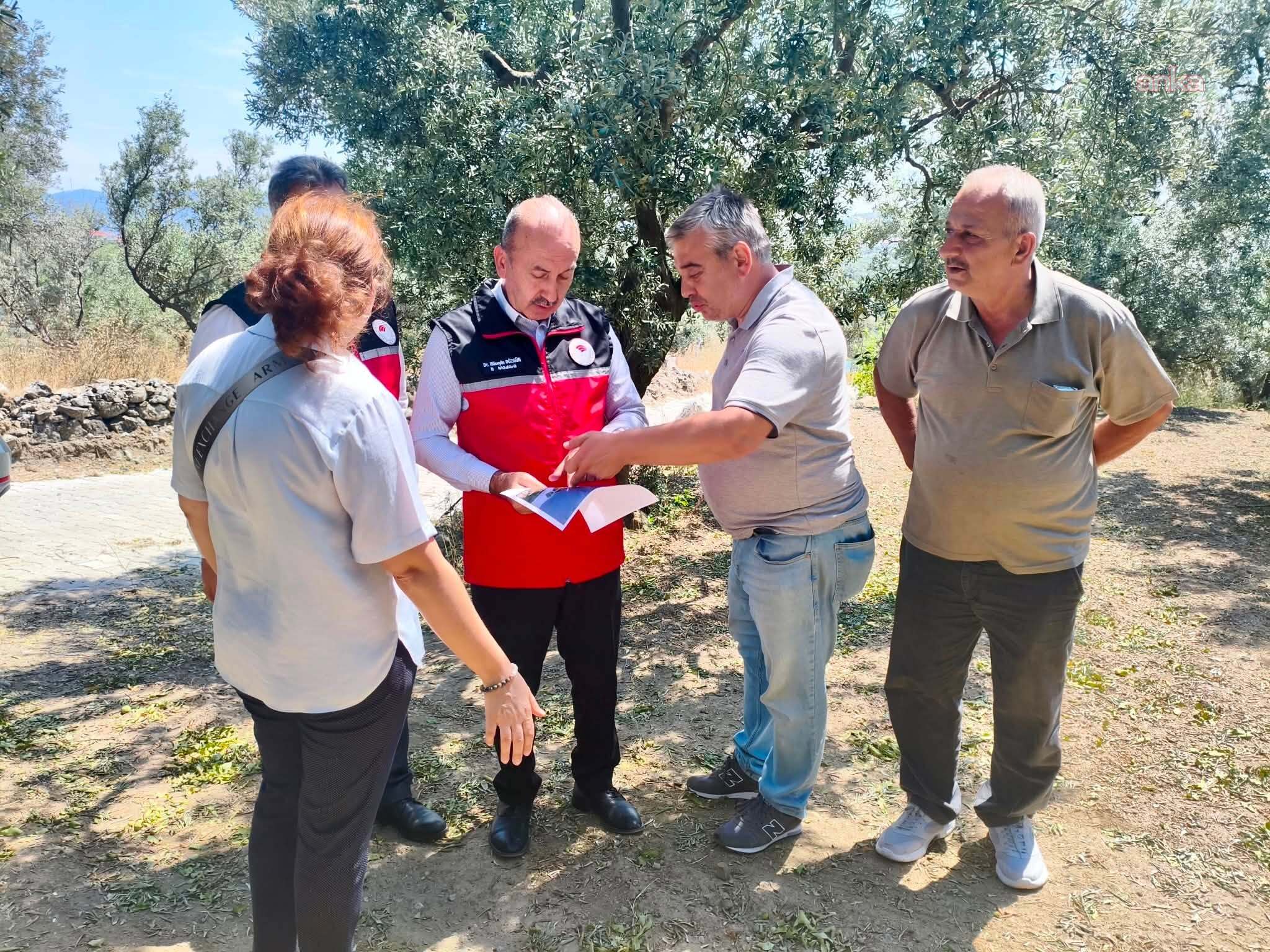 Erdek'te fırtına ve dolu sonrası hasar tespiti sürüyor