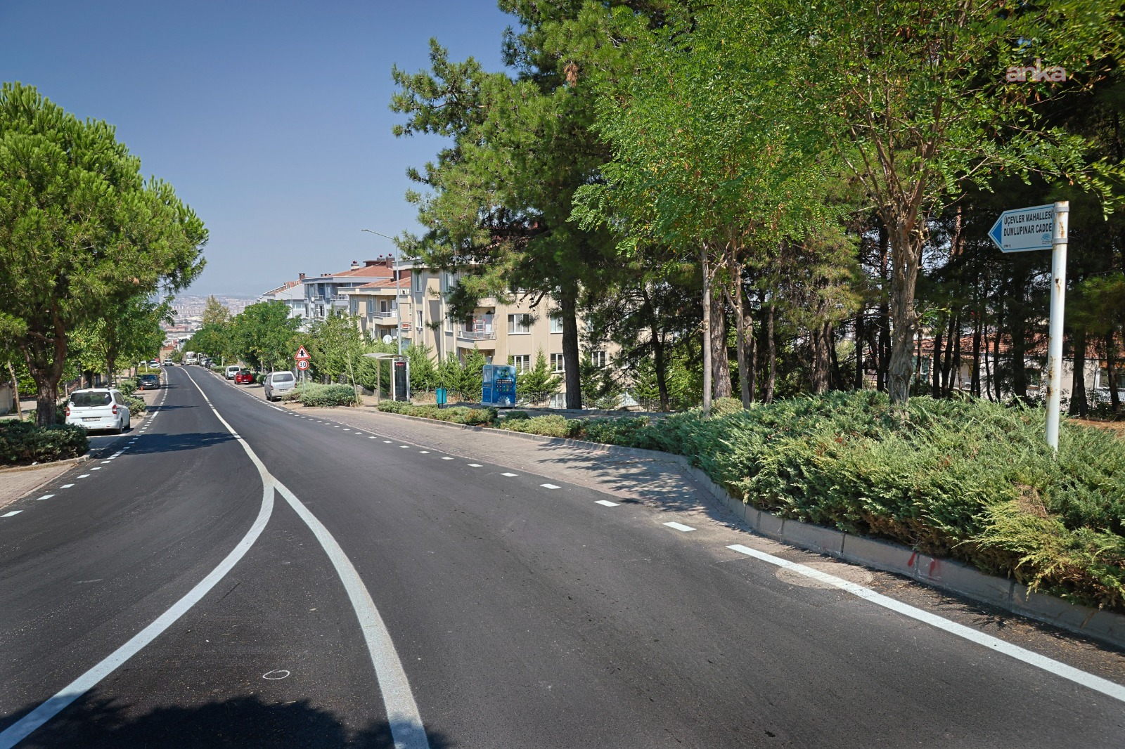 Bursa Büyükşehir Belediyesi, Nilüfer'de Dumlupınar Caddesi'ni yeniledi