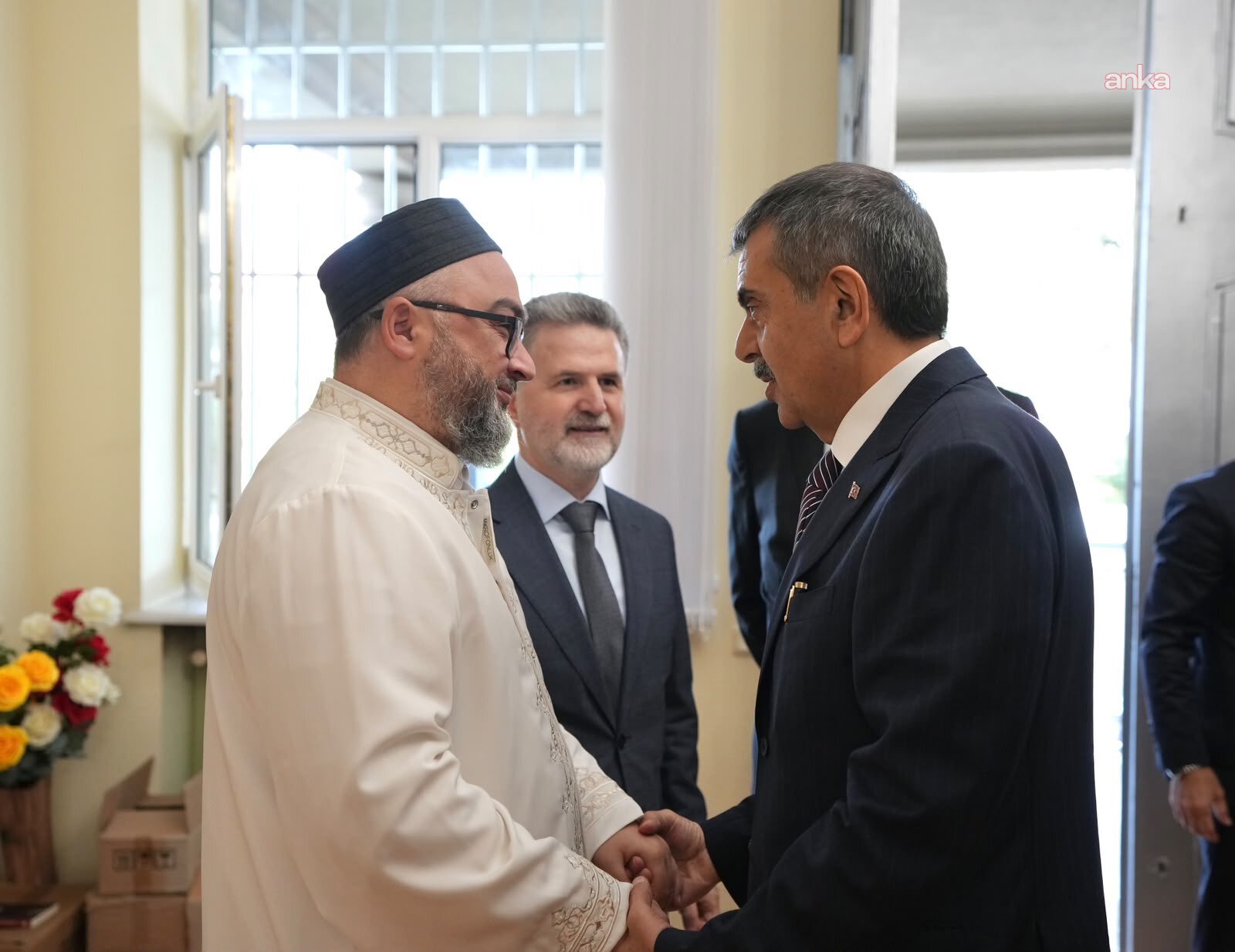 Milli Eğitim Bakanı Tekin, Tiflis’te Batı Gürcistan Başmüftüsü Shantadze ile görüştü