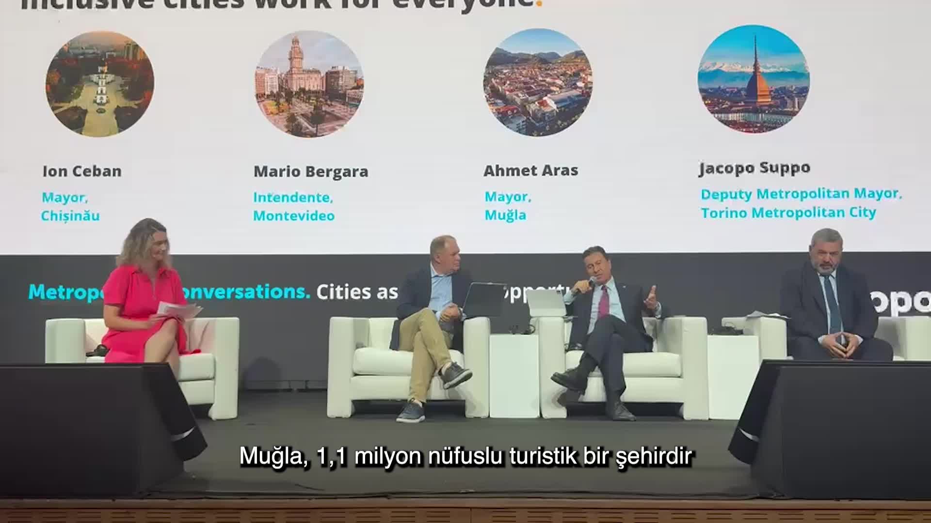 Muğla Büyükşehir Belediye Başkanı Aras, Metropoller Birliği Genel Kurulu’na katıldı