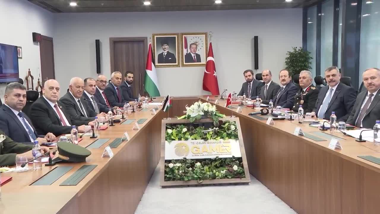 Bakan Çiftçi, Filistin İçişleri Bakanı El-Rih ile görüştü