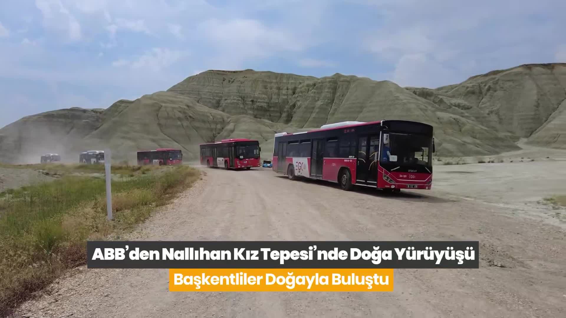 Ankara Büyükşehir Belediyesi’nden Nallıhan Kız Tepesi’nde doğa yürüyüşü