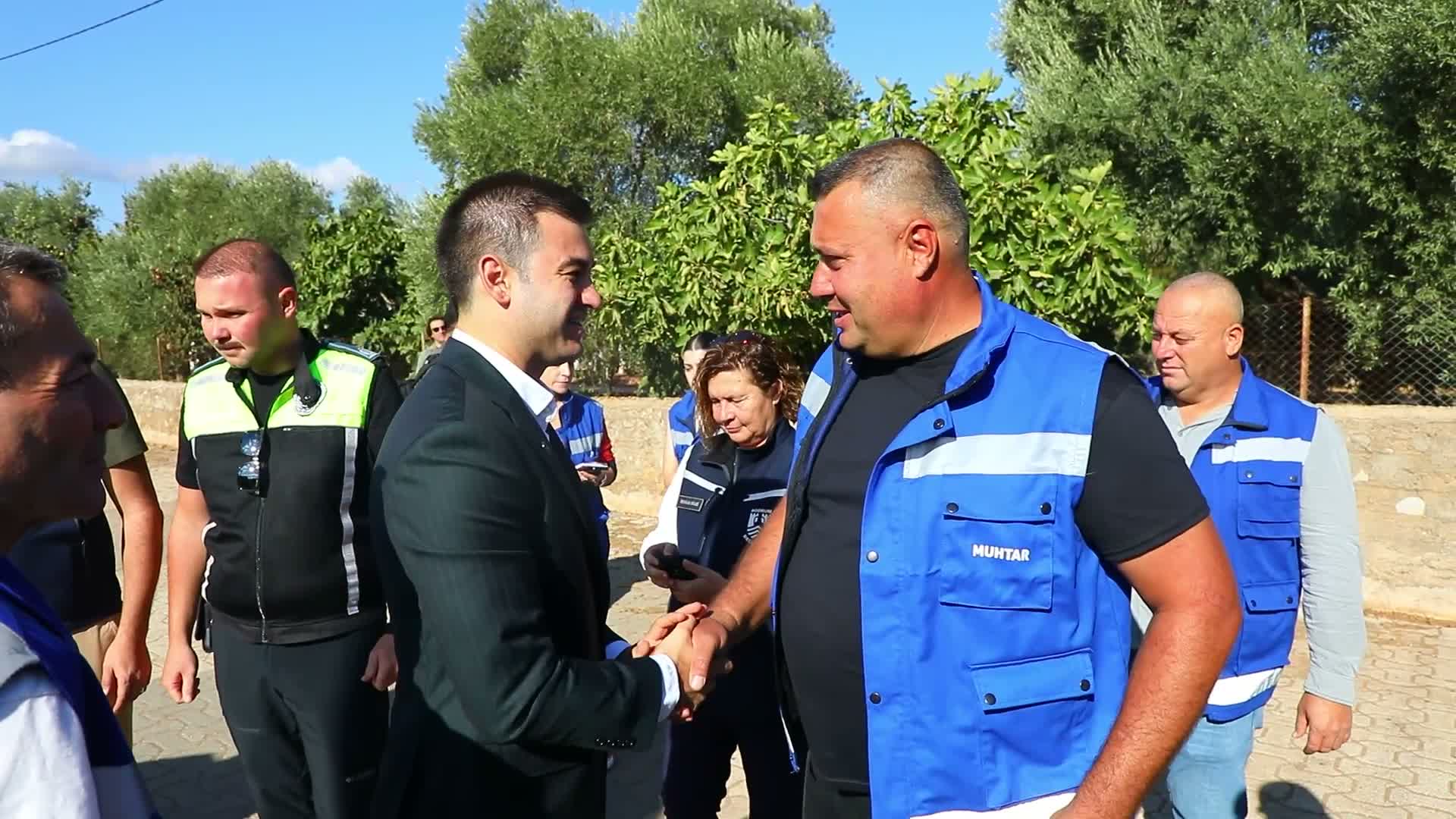 Bodrum Belediye Başkanı Mandalinci'den Çamarası ve Kumköy mahallelerine ziyaret