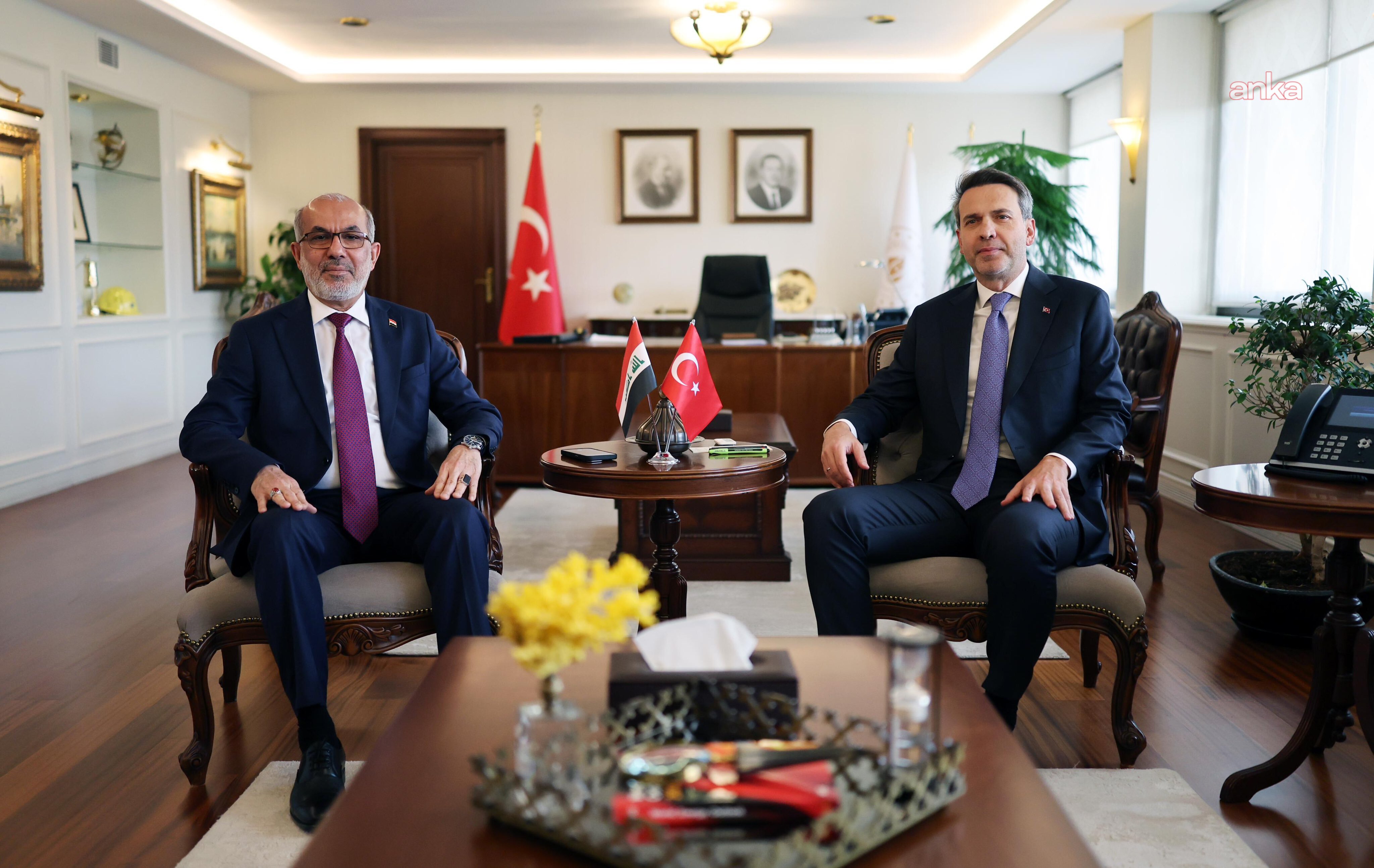 Bakan Bayraktar, Irak Petrol Bakanı Hüdeyir ile görüştü: Uzun dönemli ve daha kapsamlı bir anlaşma için çalışıyoruz