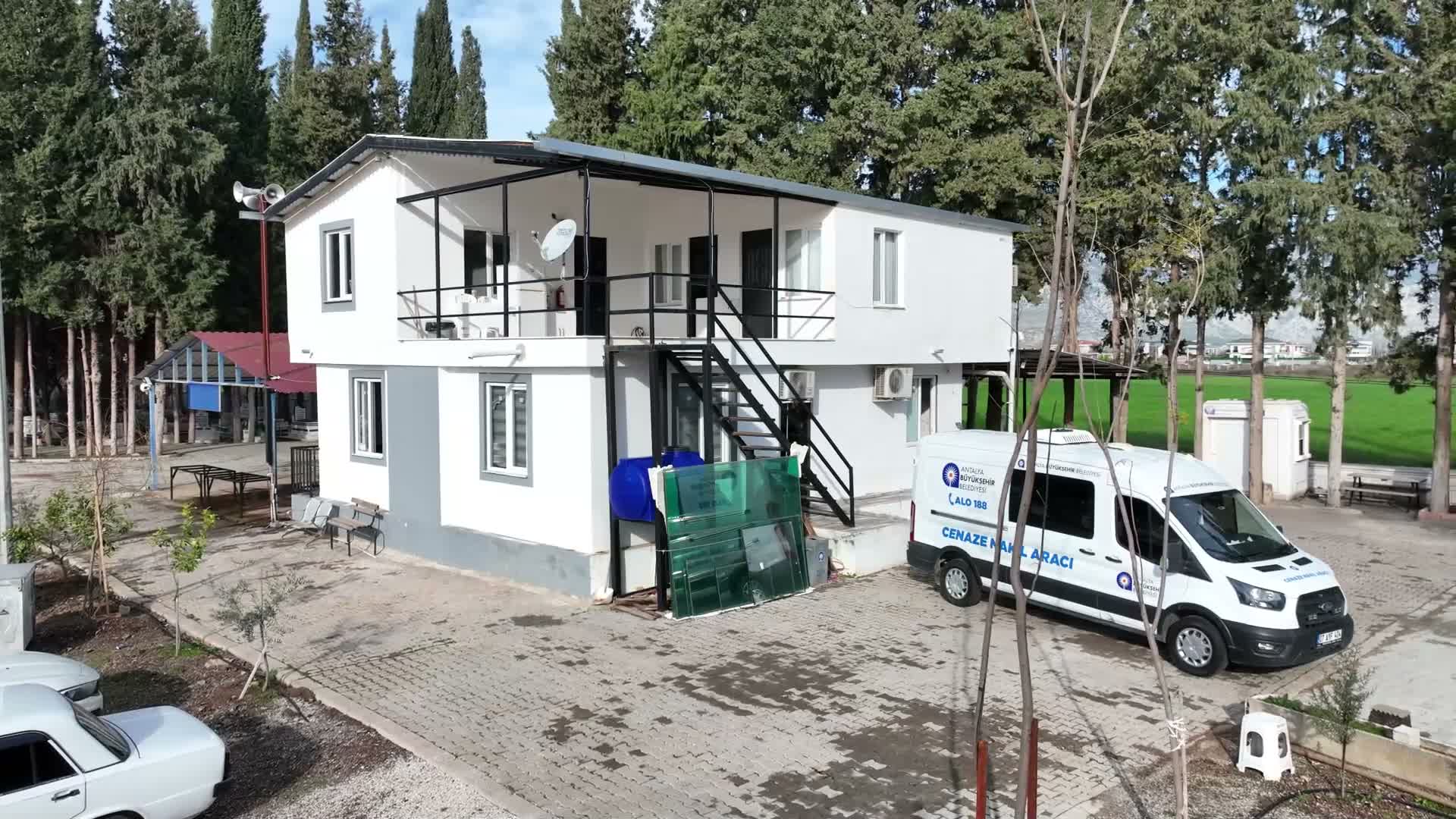 Antalya Büyükşehir Belediyesi, Elmalı morg ve gasilhanesini hizmete açtı