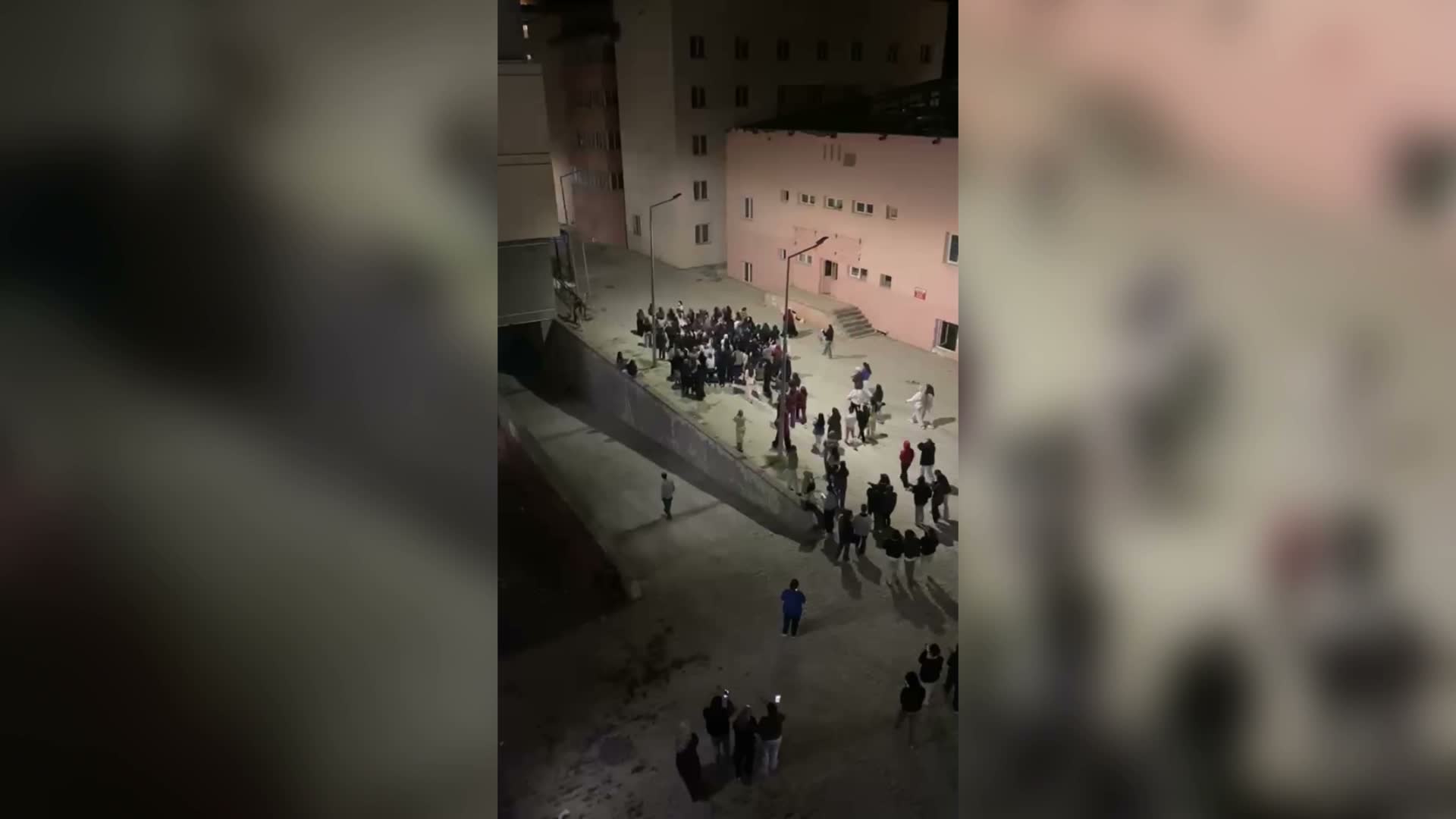 Hakkari’de KYK yurdunda kalan öğrenciler su kesintilerini protesto etti