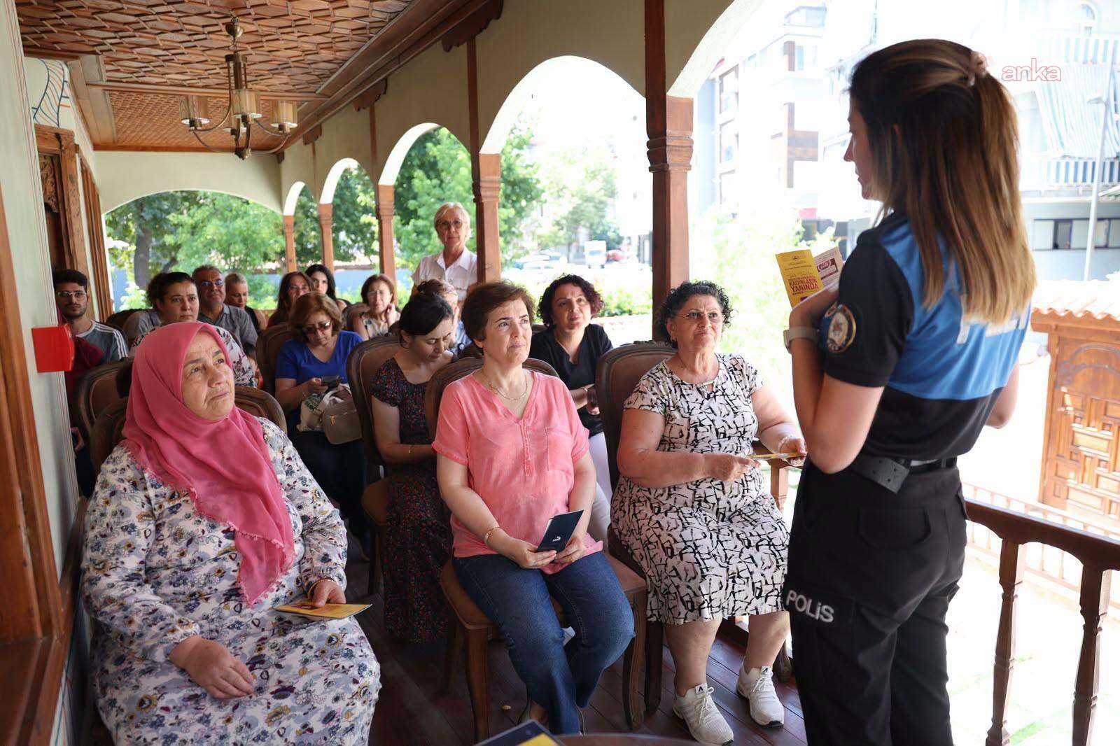 Merkezefendi Belediyesi'nden kadınlara KADES bilgilendirmesi