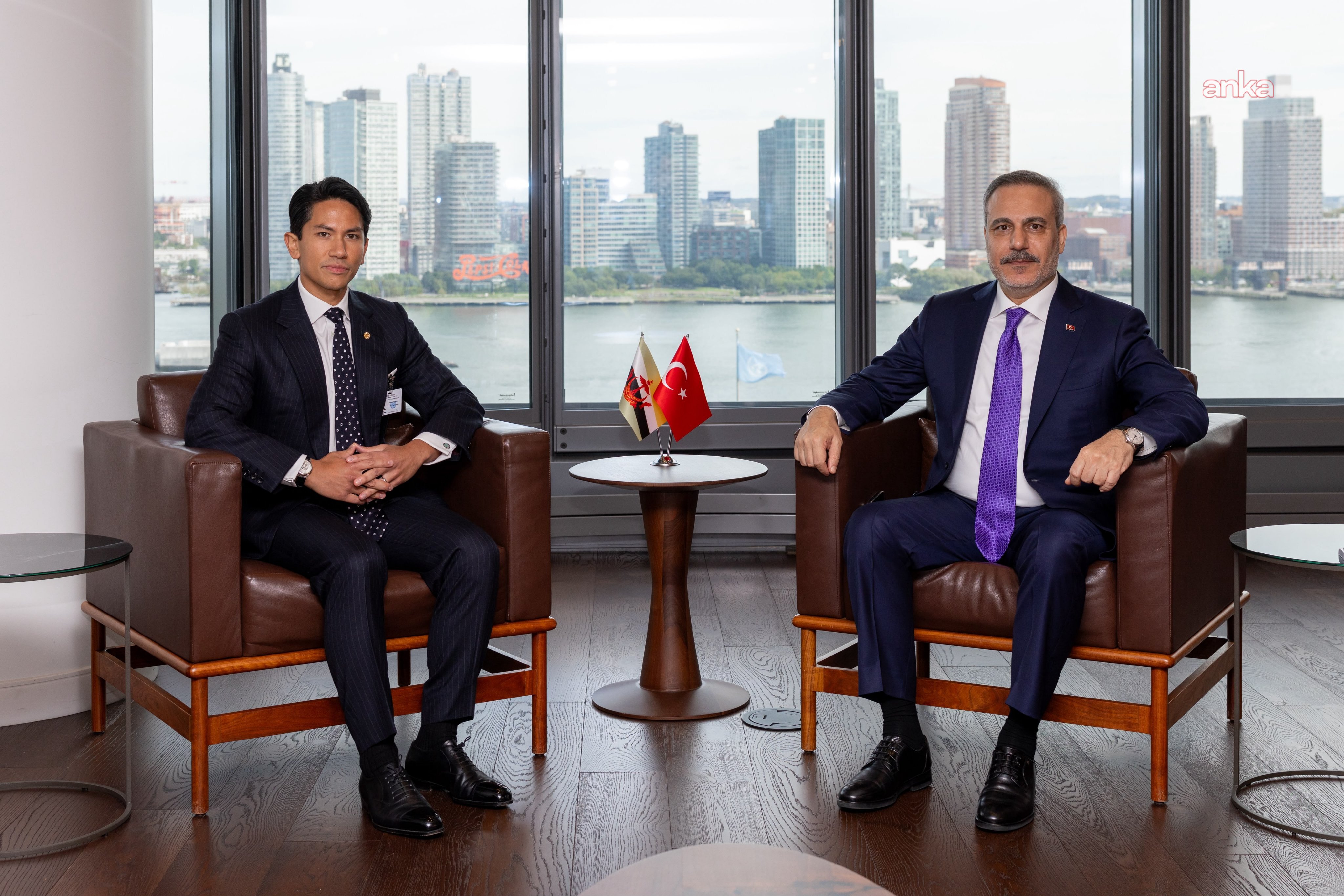 Hakan Fidan, Brunei Dışişleri Bakanı Abdul Mateen ile görüştü