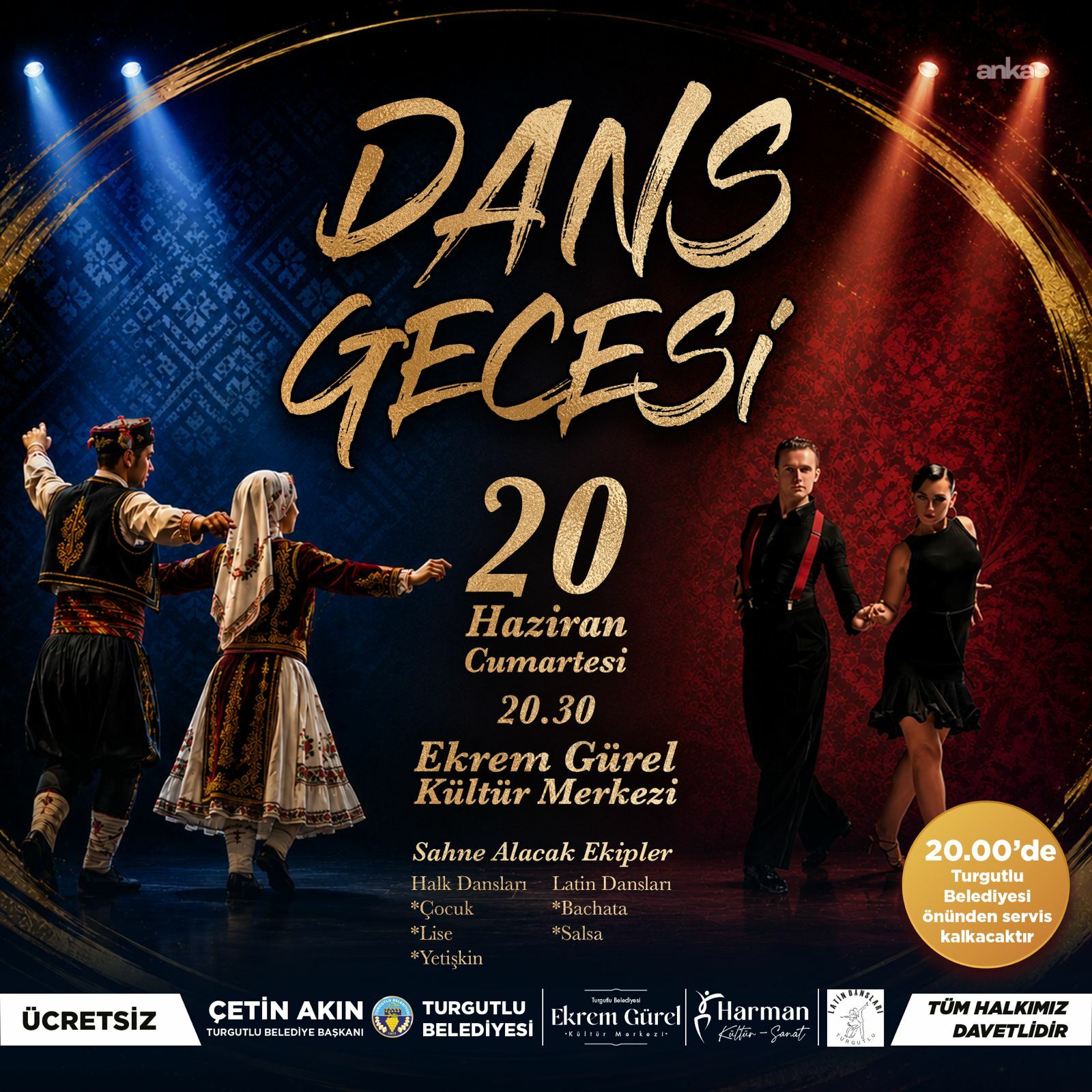 Turgutlu’da halk ve Latin dansları aynı sahnede buluşacak