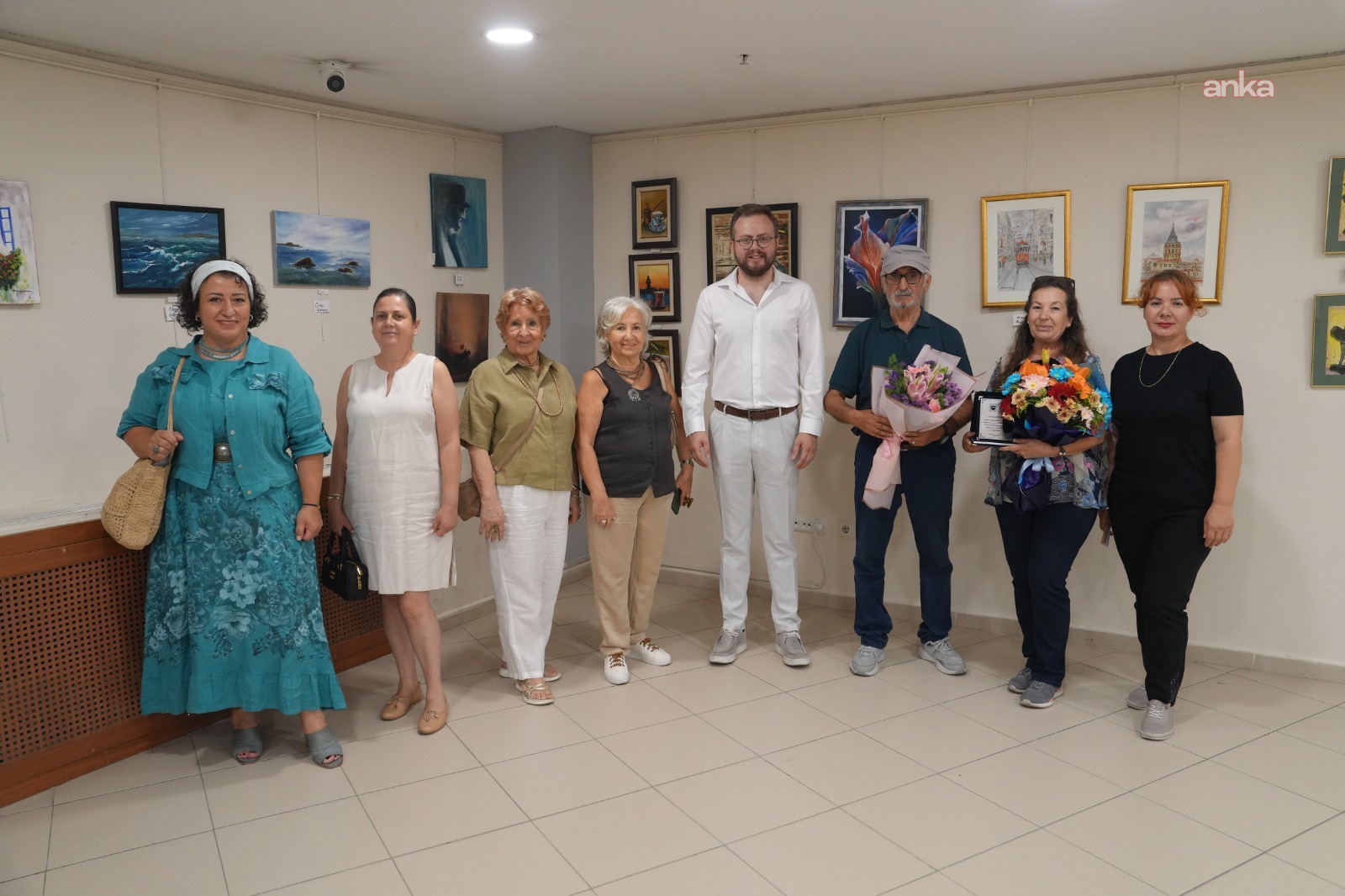 “Mavi Liman” Sergisi, Kartallı sanatseverlerle buluştu