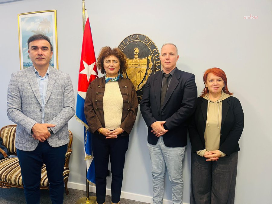KESK'ten Küba Büyükelçiliği’ne ziyaret