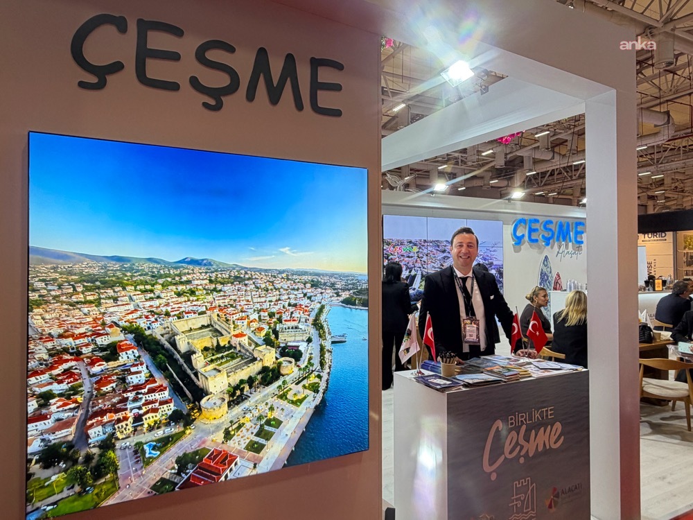 Çeşme standı, Uluslararası İstanbul Turizm Fuarı’nda yoğun ilgi gördü