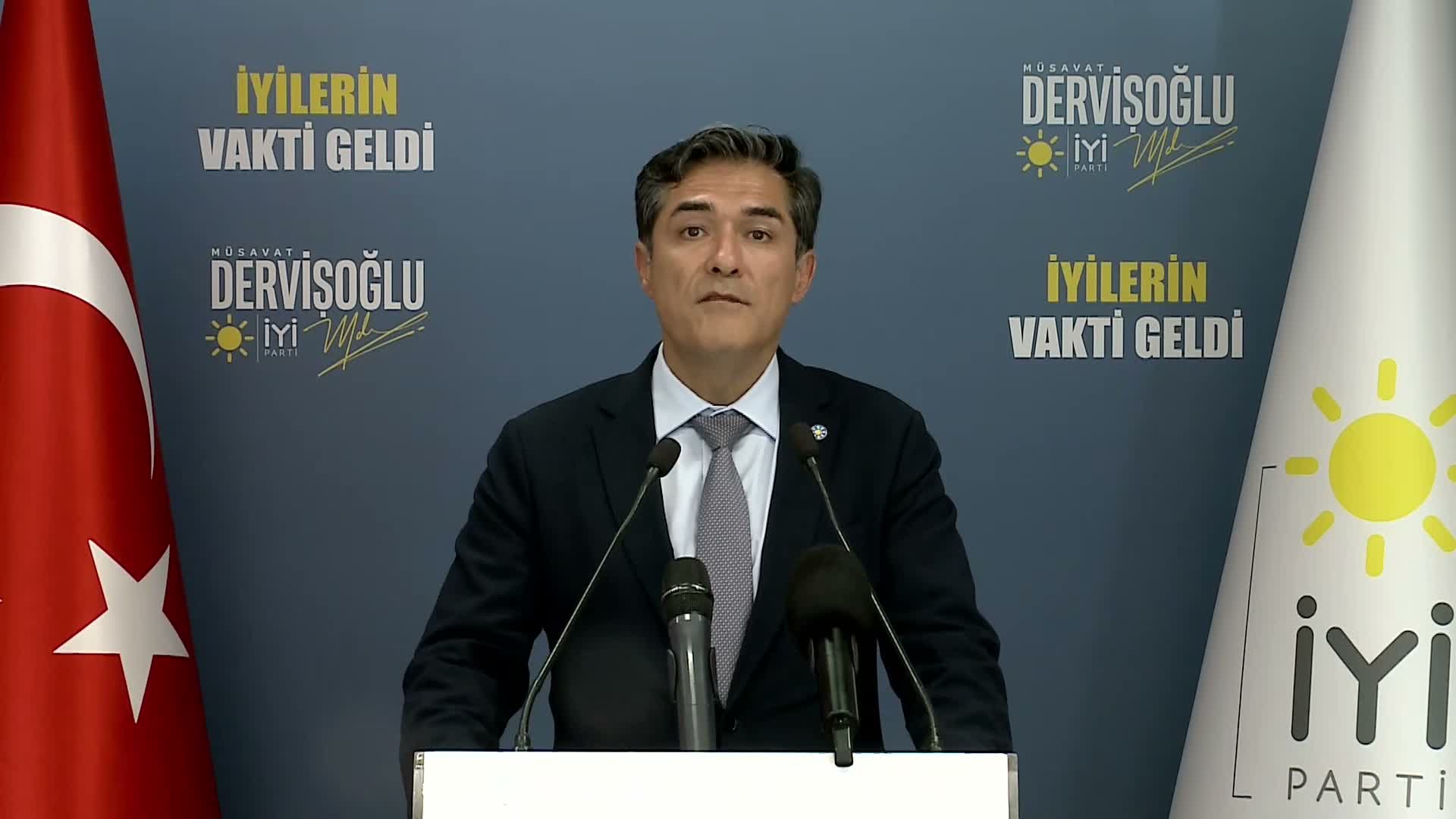 İYİ Parti Sözcüsü Kavuncu: "Terör örgütü elebaşı devlet tarafından meşru bir aktör olarak tanınıyor "
