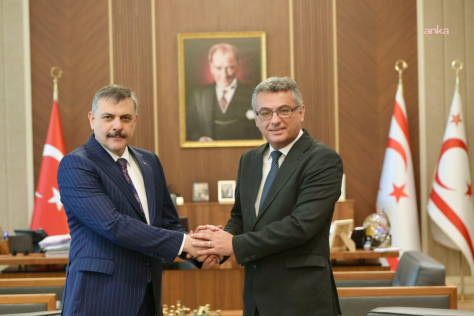 KKTC Cumhurbaşkanı Erhürman, İçişleri Bakanı Çiftçi'yi kabul etti